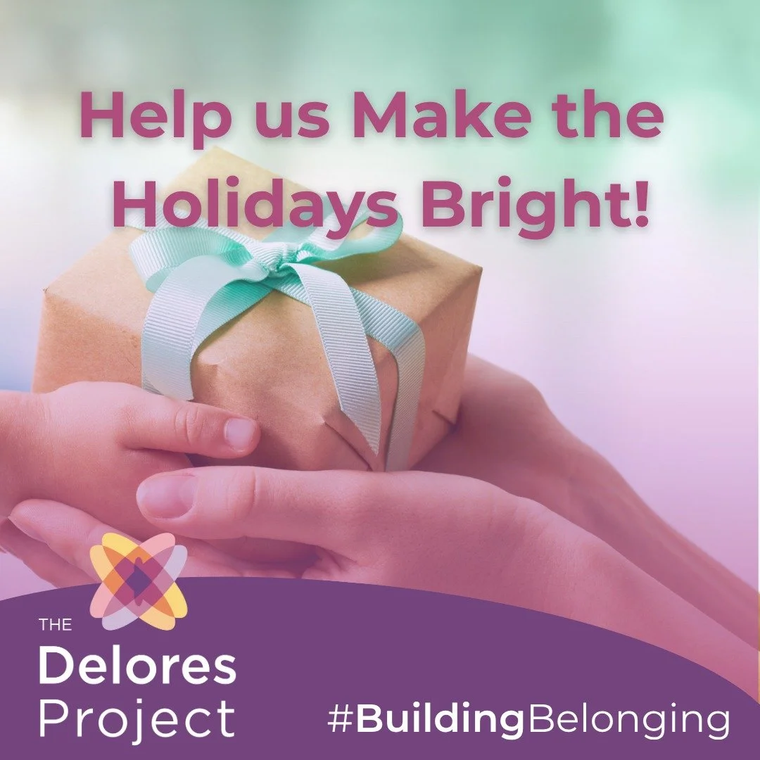 ✨ Help make the holidays brighter for our guests and residents! ✨

The Delores Project is collecting donations for holiday meals and gifts from our wishlist to bring warmth, comfort, and joy to everyone in our community this season. From cozy essenti