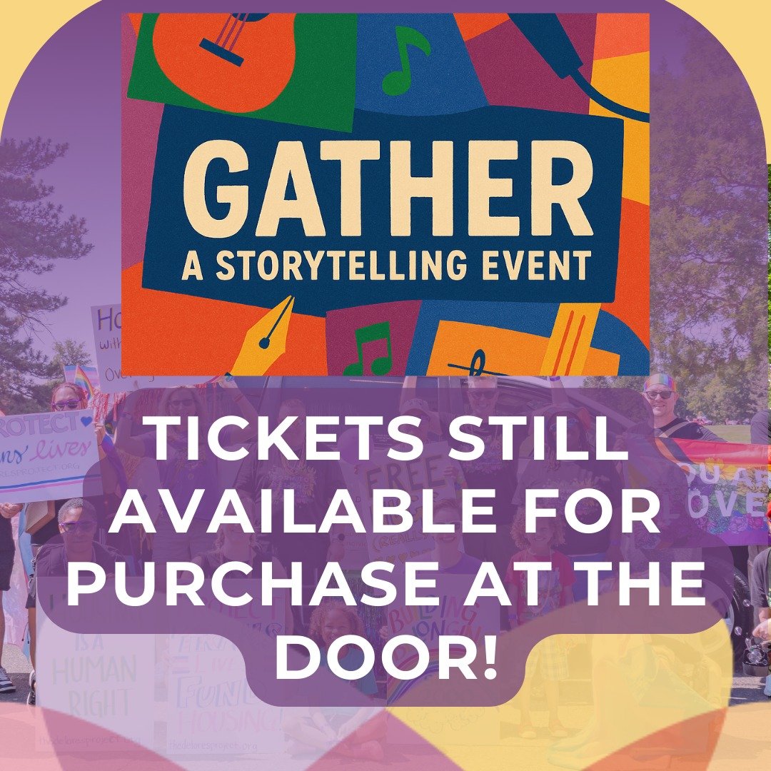 🎤✨ Gather is TOMORROW!

We cannot wait to fill The Bug Theater with poetry, music, and stories from an incredible lineup of queer, trans, and BIPOC artists. If you&rsquo;ve been thinking about coming&hellip; this is your sign.

🎟️ There are still t