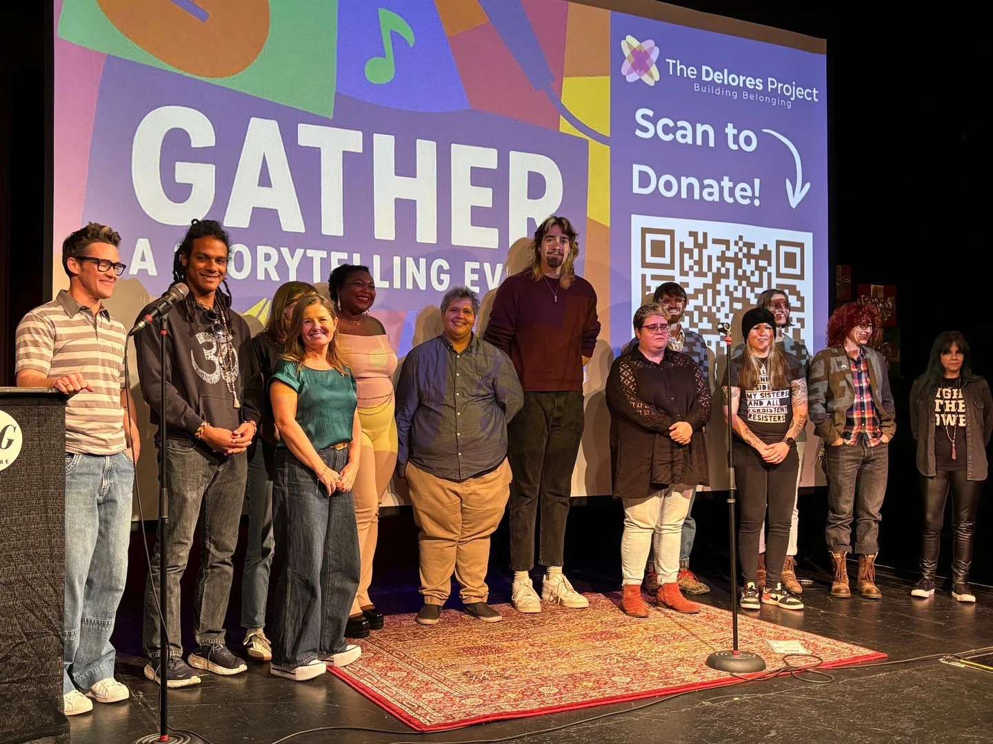 ✨ What a magical night. ✨

Gather: A Storytelling Event filled The Bug Theater with laughter, goosebumps, and the kind of connection you can only feel when people share their stories with open hearts.

Huge gratitude to The Bug Theater for hosting us