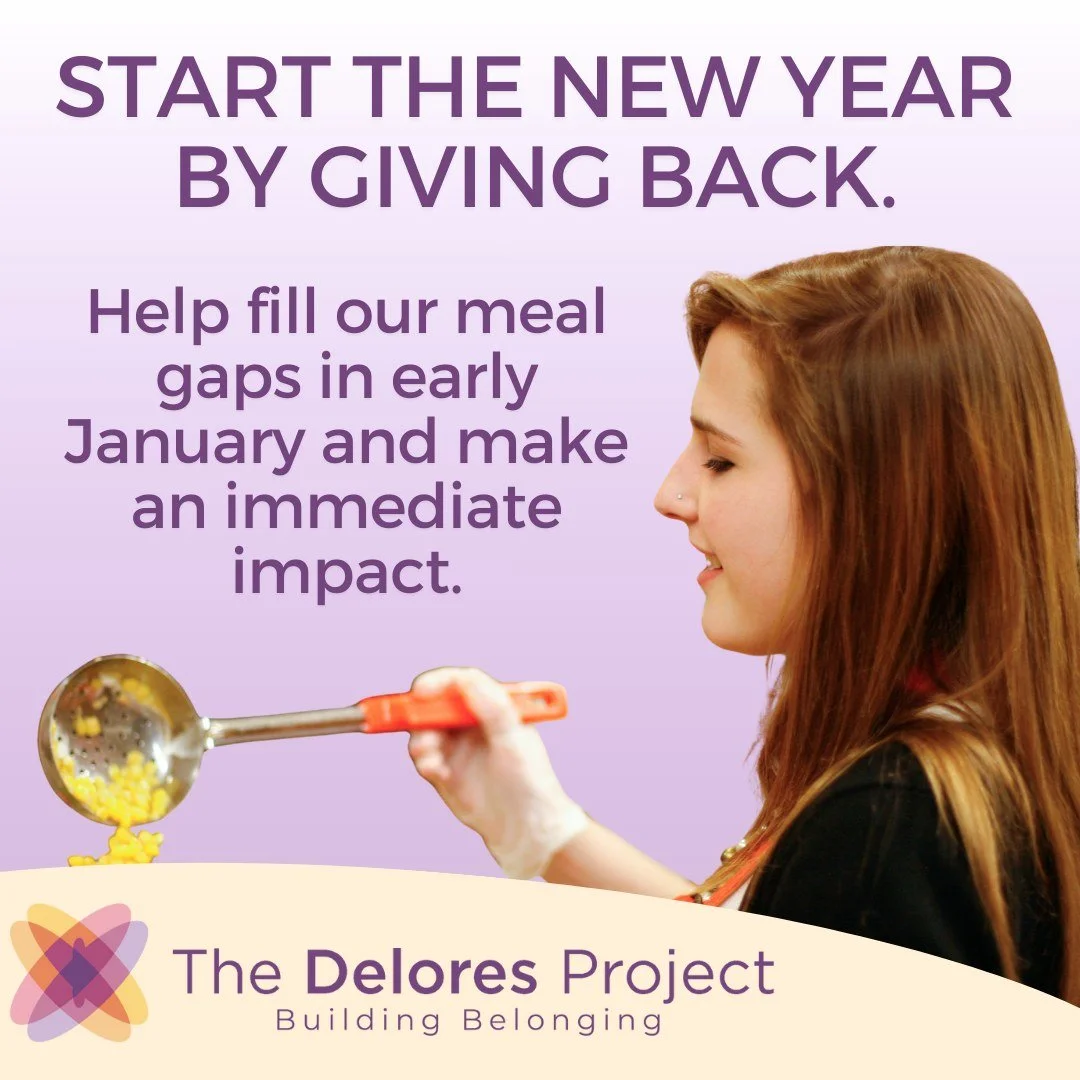 Want to start the new year by giving back? 💜
🥗We currently have 10 gaps in meal providers between Dec 28 and Jan 11 and urgently need help to make sure everyone is cared for.
📨Email volunteers@thedeloresproject.org to provide a meal!