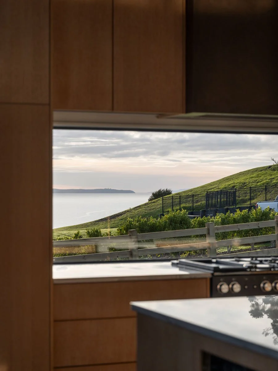 Ze Build kitchen from new architectural build in Weiti Bay