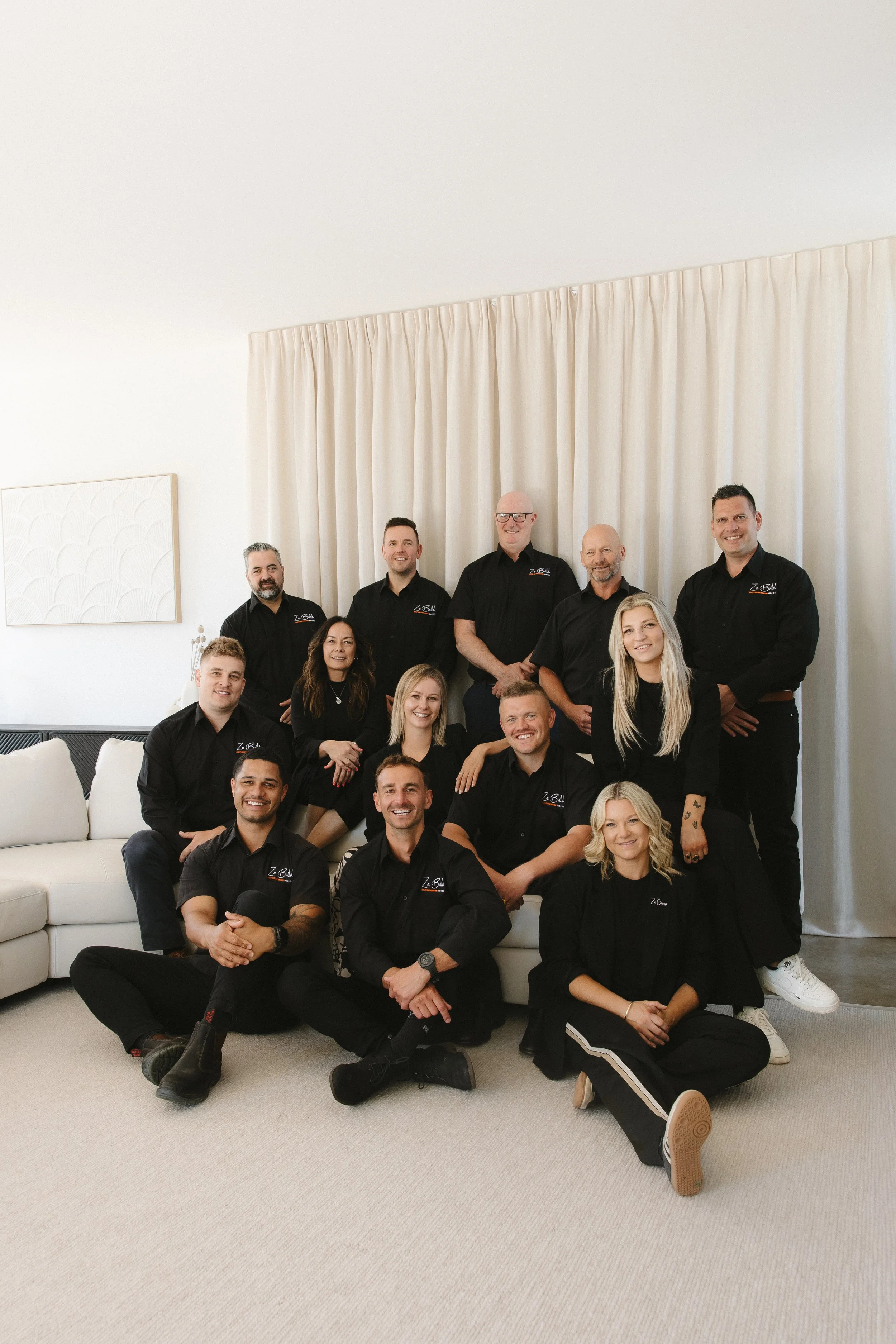 Ze Build senior leadership team with over 250 years collective experience