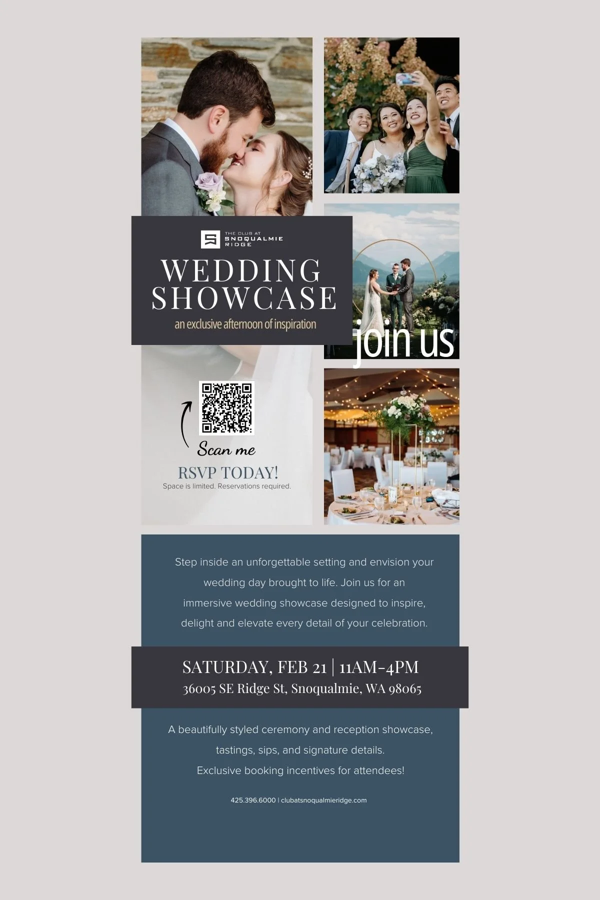 Wedding Showcase at The Club at Snoqualmie Ridge