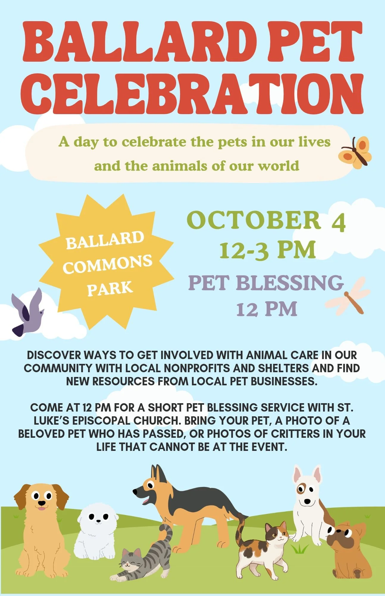 Ballard Pet Celebration + Pet Blessing