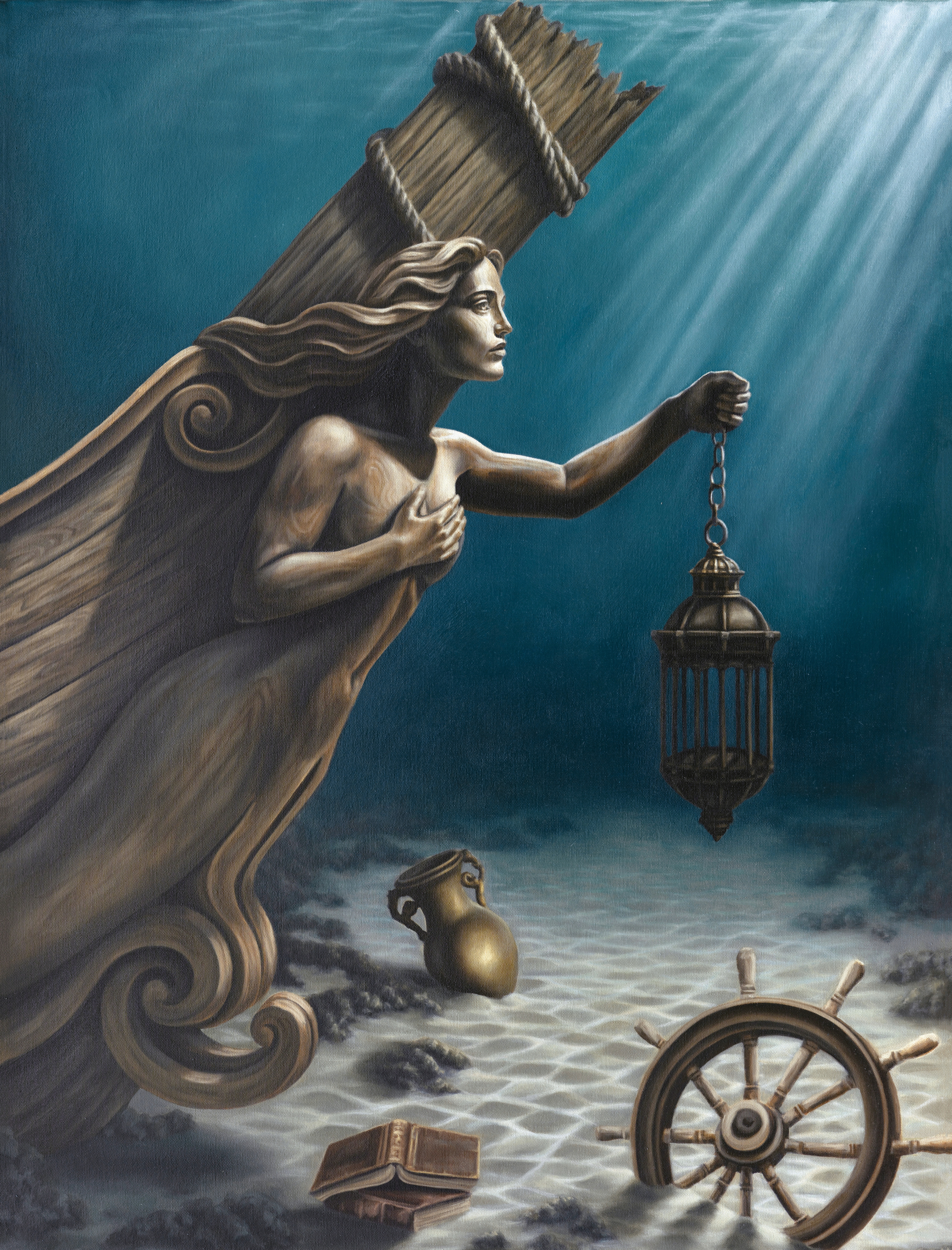 Our Lady, Keeper of the Deep 8.5" x 11" Print