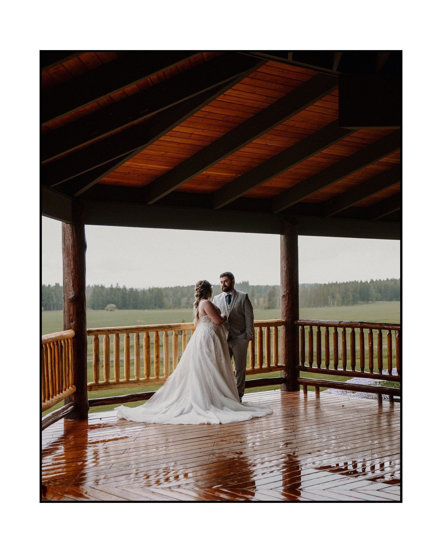 The perfect gloomy day for the perfect wedding!