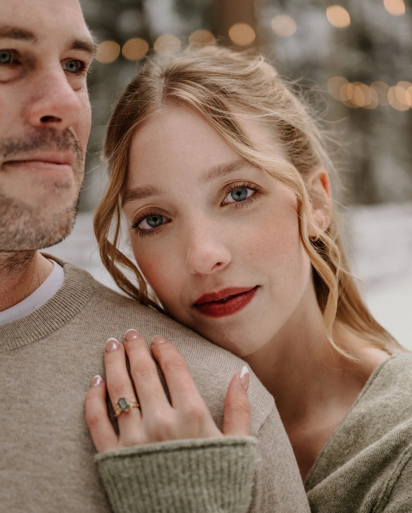 Dreamy snowy engagement in Montana. Kerigan &amp; Brandon are the sweetest and they picked the perfect location for their session. Congratulations and cannot wait to celebrate with you next year!