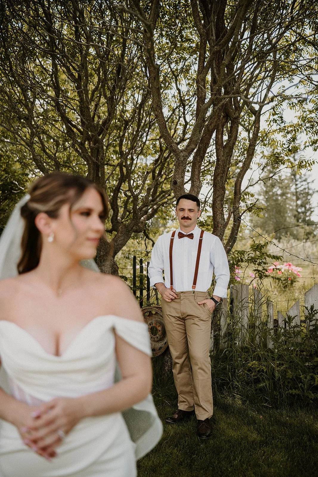Amaia and Nick's wedding ceremony at Diamond B Weddings