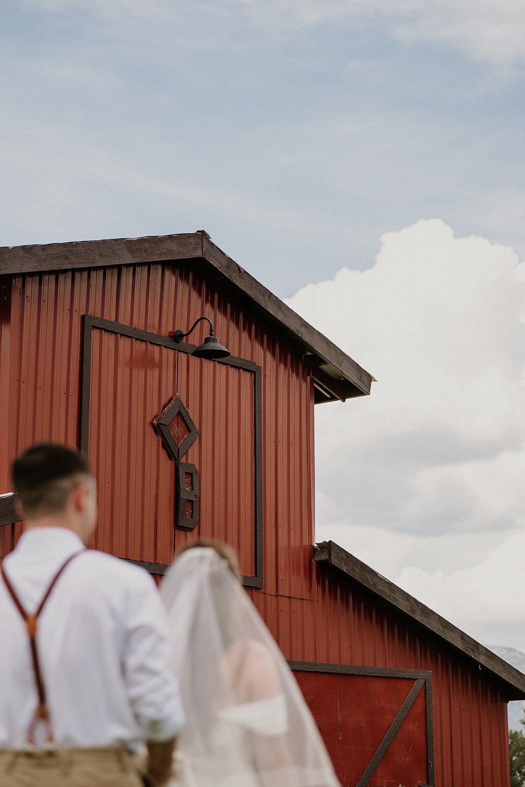 Amaia and Nick at their Flathead Valley wedding