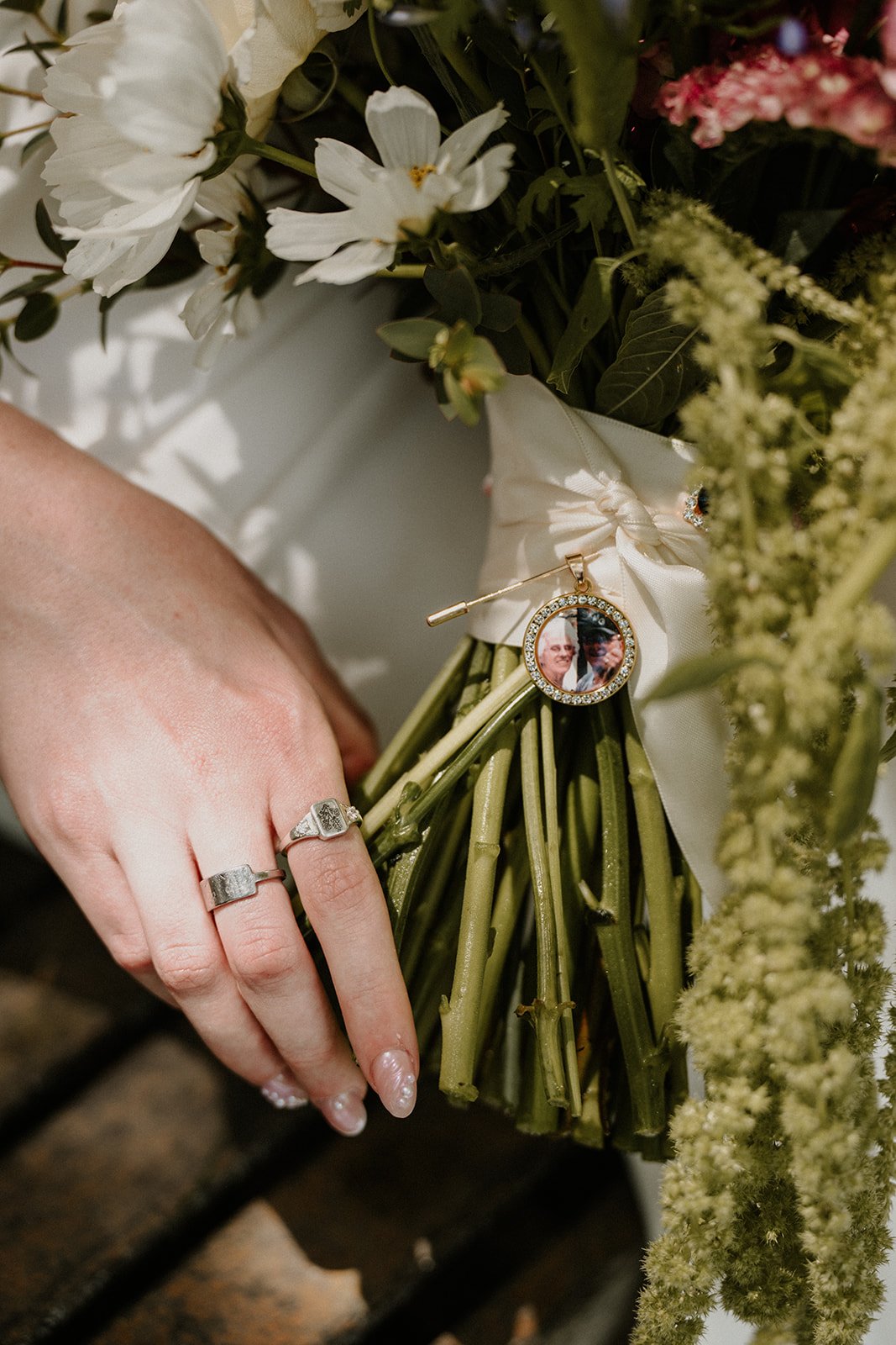 Guests celebrating at a Montana barn wedding
