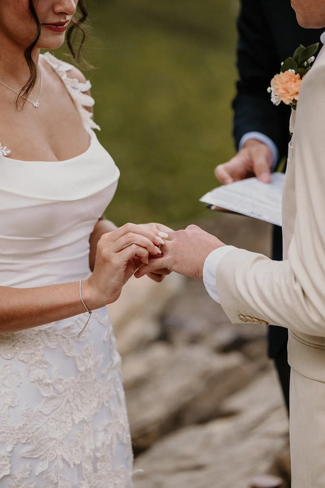 Logan Pass golden hour elopement