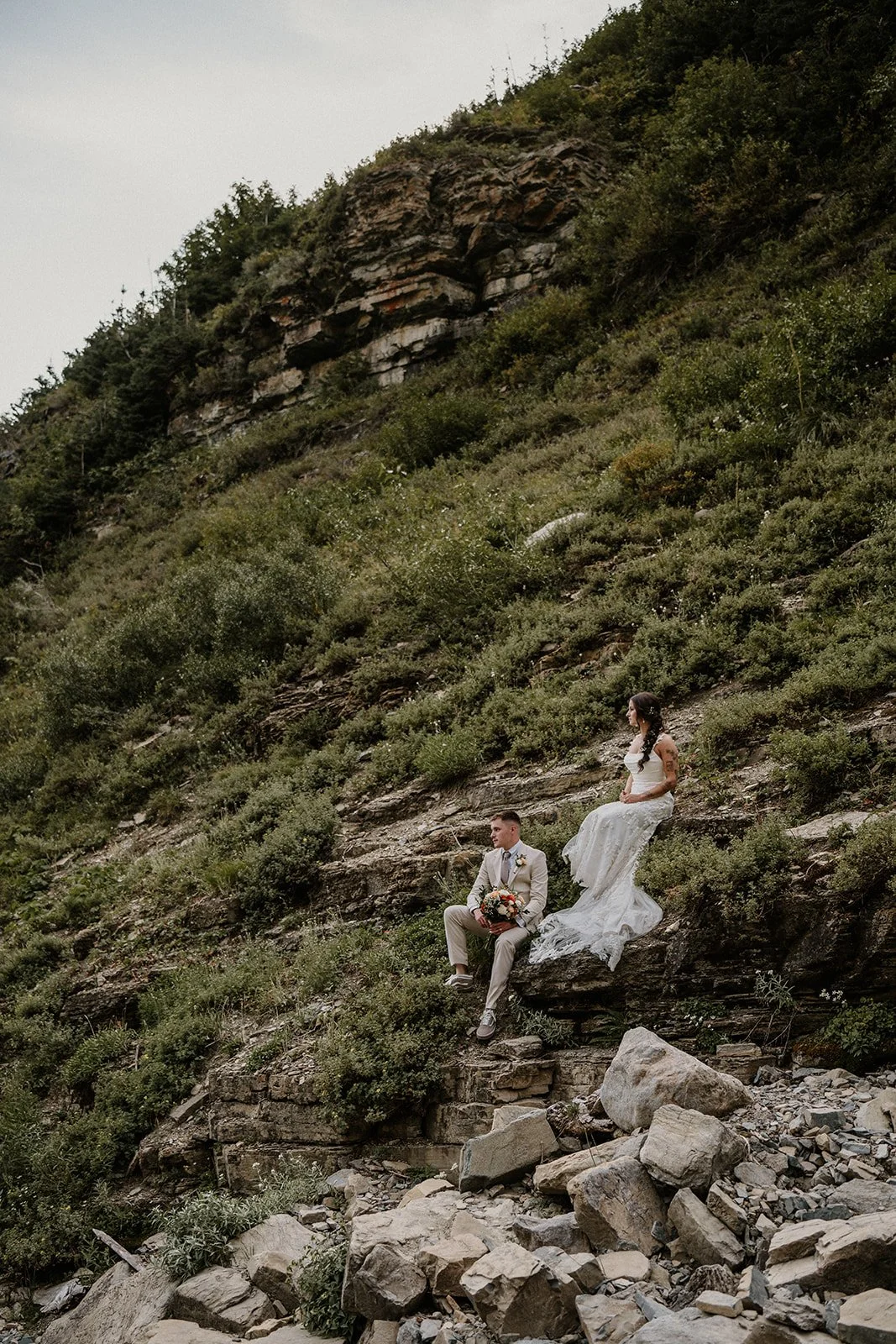 Logan and Canon Glacier National Park elopement
