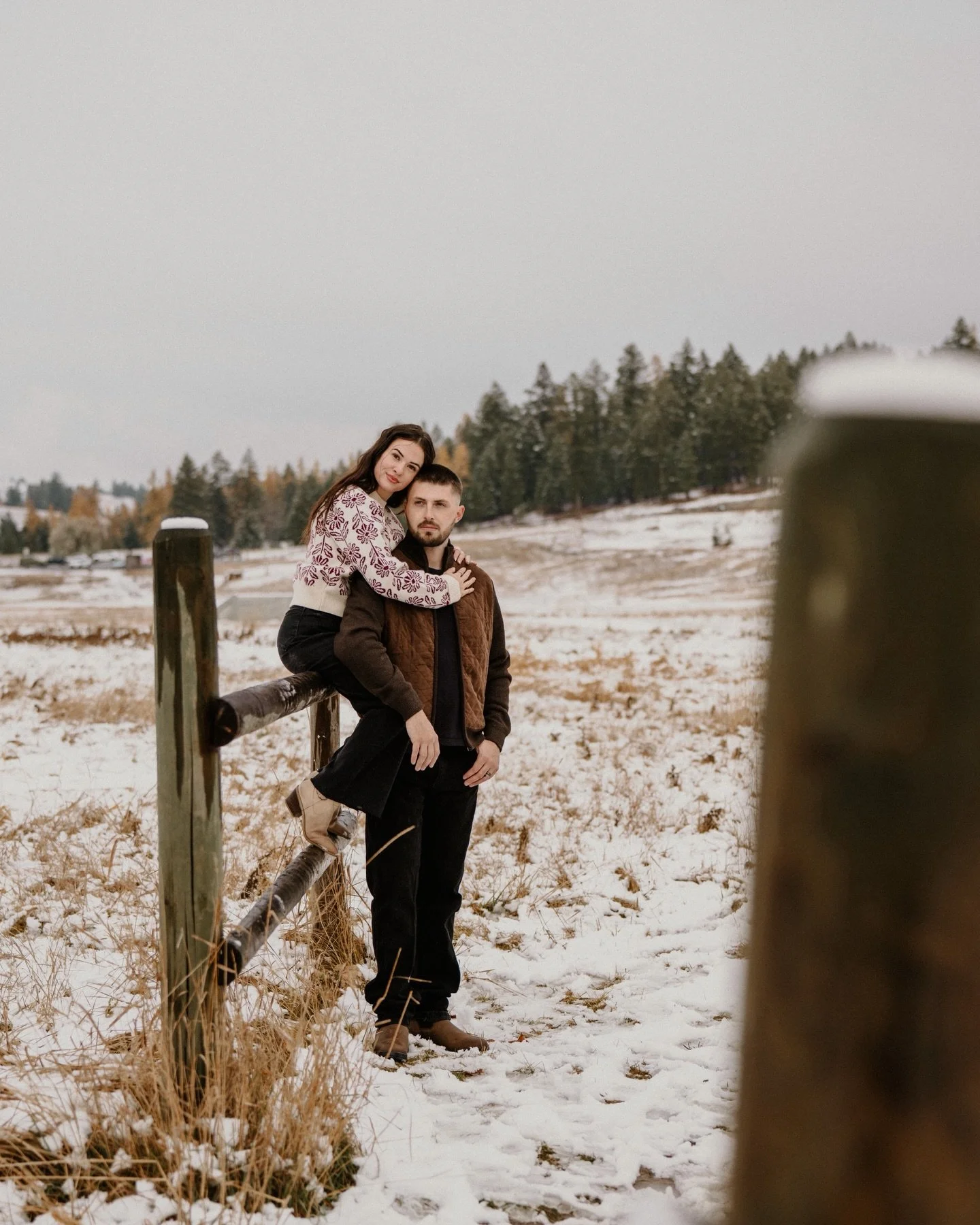 Let&rsquo;s run in the snow ❄️

#glaciernationalparkwedding
#glaciernationalparkphotographer
#glacierparkelopementphotographer
#montanaelopementphotographer 
#montanaweddingphotographer

| montana photoshoot | montana bride | glacier national park | 