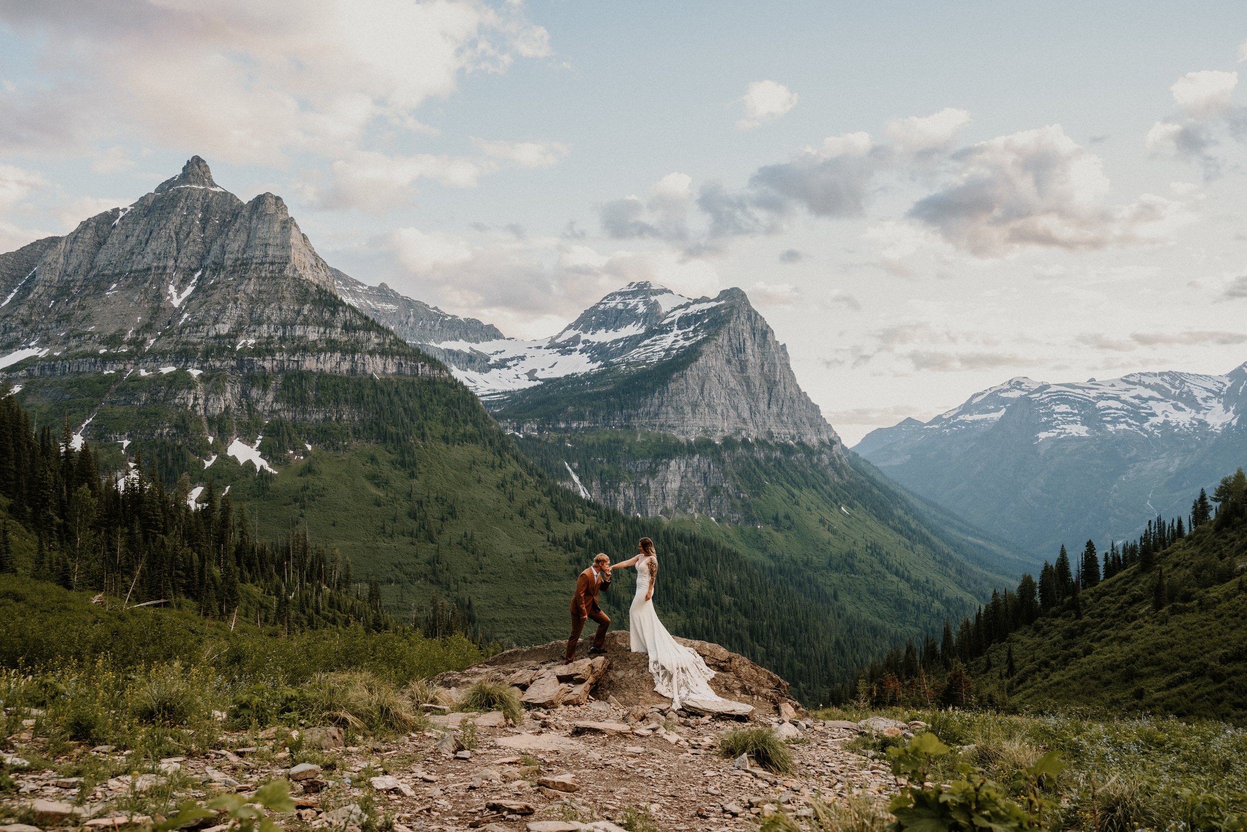 Dreamy Elopement in Glacier National Park | Janet &amp; Jordan