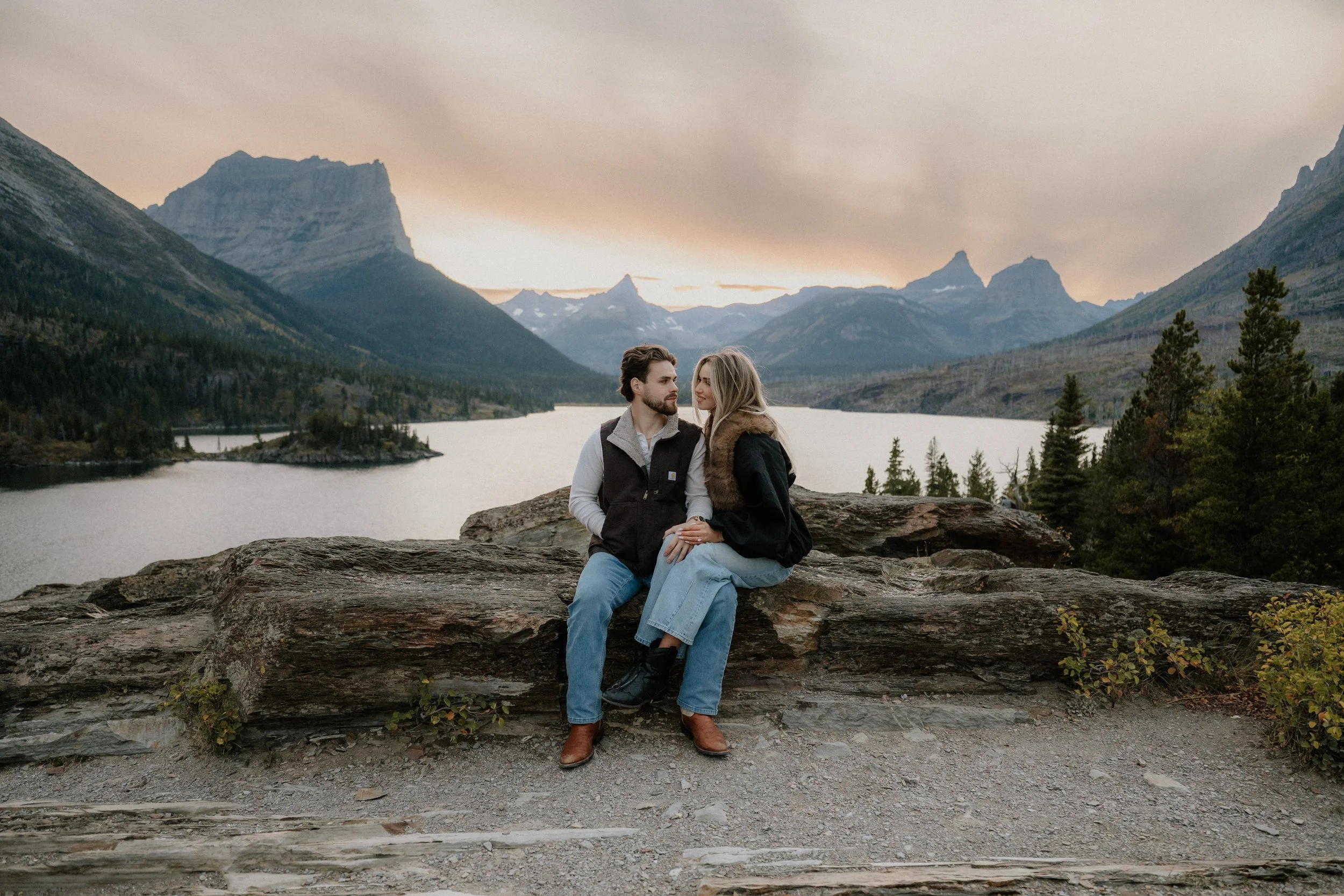 A Surprise Proposal at Sun Point in Glacier National Park + Tips for Planning Your Own