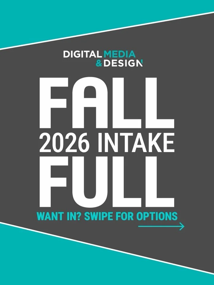 📣DGMD is FULL for Fall 2026 📣 If you had your heart set on this program, don&rsquo;t worry, you still have options. Swipe through to learn what they are, let us know in the comments if you have any burning questions, and join us for an info session