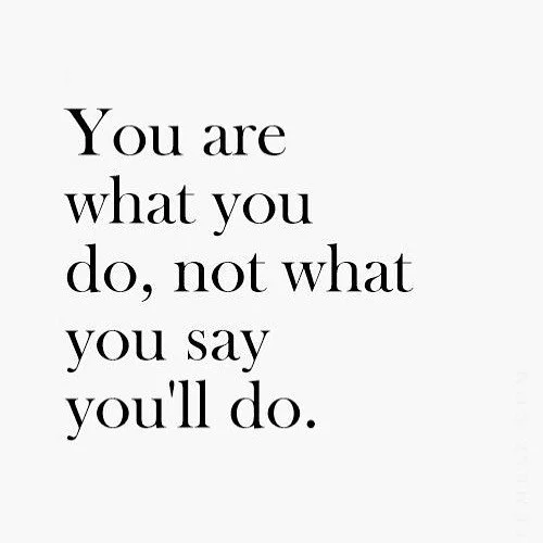 Excuses be gone! The proof is in the pudding! You&rsquo;re either getting the job done or you&rsquo;re not. Don&rsquo;t be a  halfstepper, be a finisher!