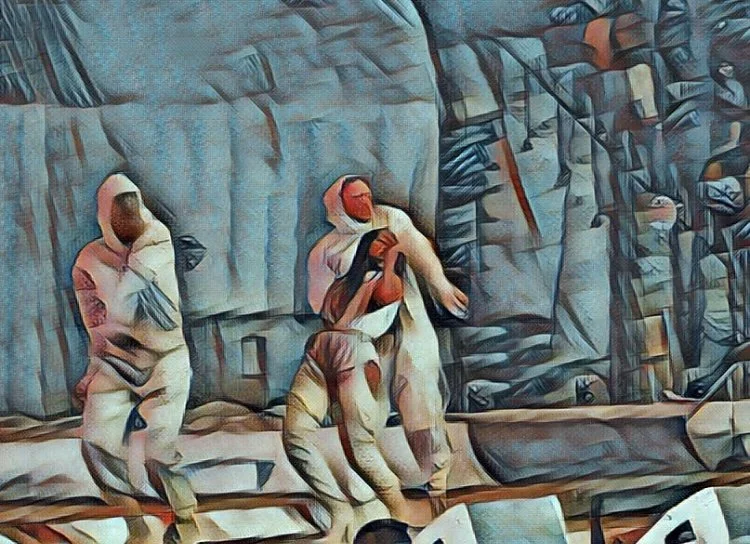 She dips with her microphone.