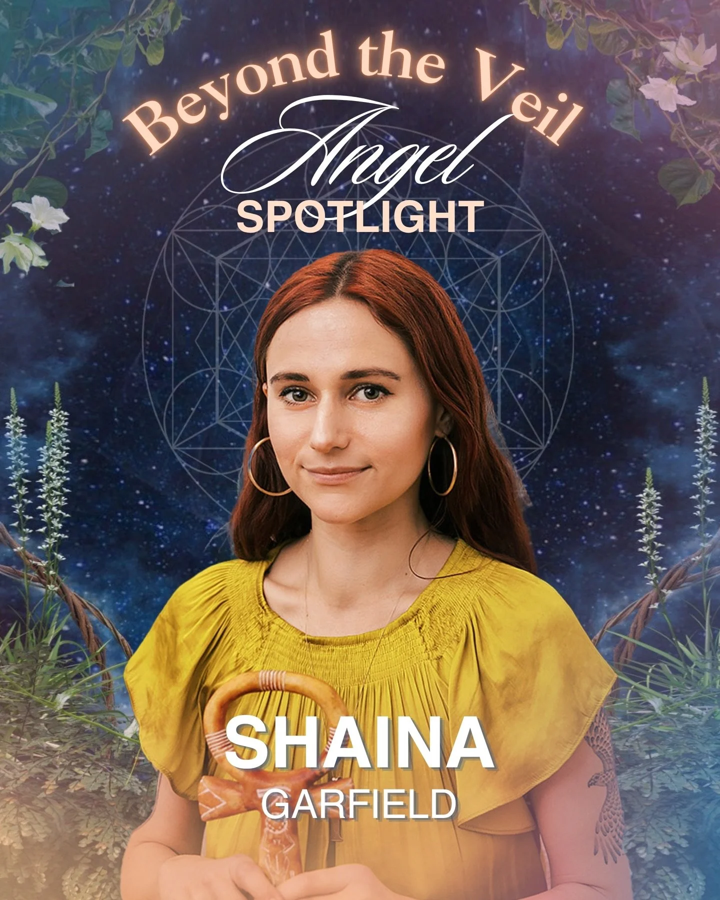 ✨Shaina Garfield Angel Spotlight✨

A Death Doula, Grief Guide, Ceremonialist, and founder of Leaves With You. Shaina supports individuals through death and all forms of loss, helping cultivate a deeper connection to the Earth and the Divine.

Her wor