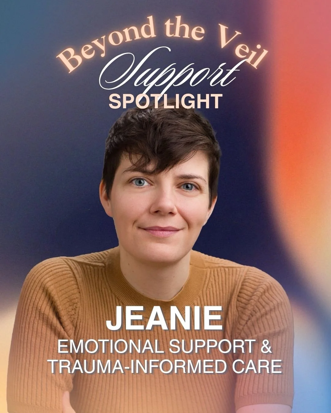 ✨BTV Angel Spotlight✨

Jeanie (LAMFT) is a trauma-informed therapist and psychedelic facilitator with over eight years of experience supporting individuals through profound emotional, spiritual, and life transitions. 

Drawing from Internal Family Sy