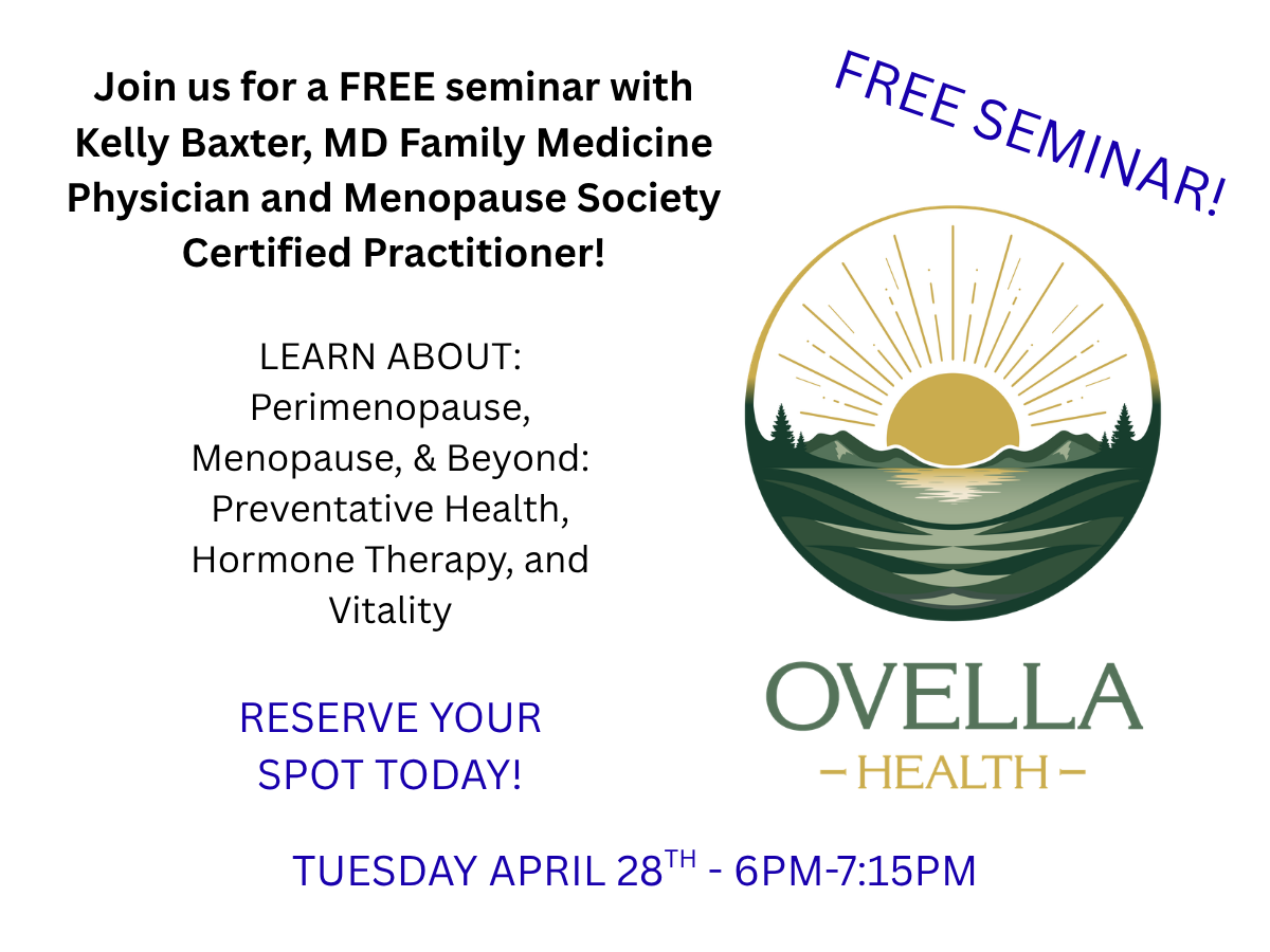 Perimenopause, Menopause, & Beyond: Preventative Health, Hormone Therapy, and Vitality