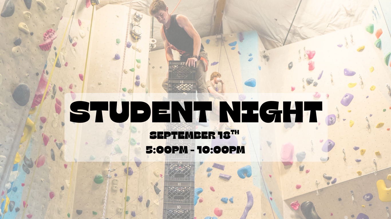 Student Night! — Spire Climbing + Fitness