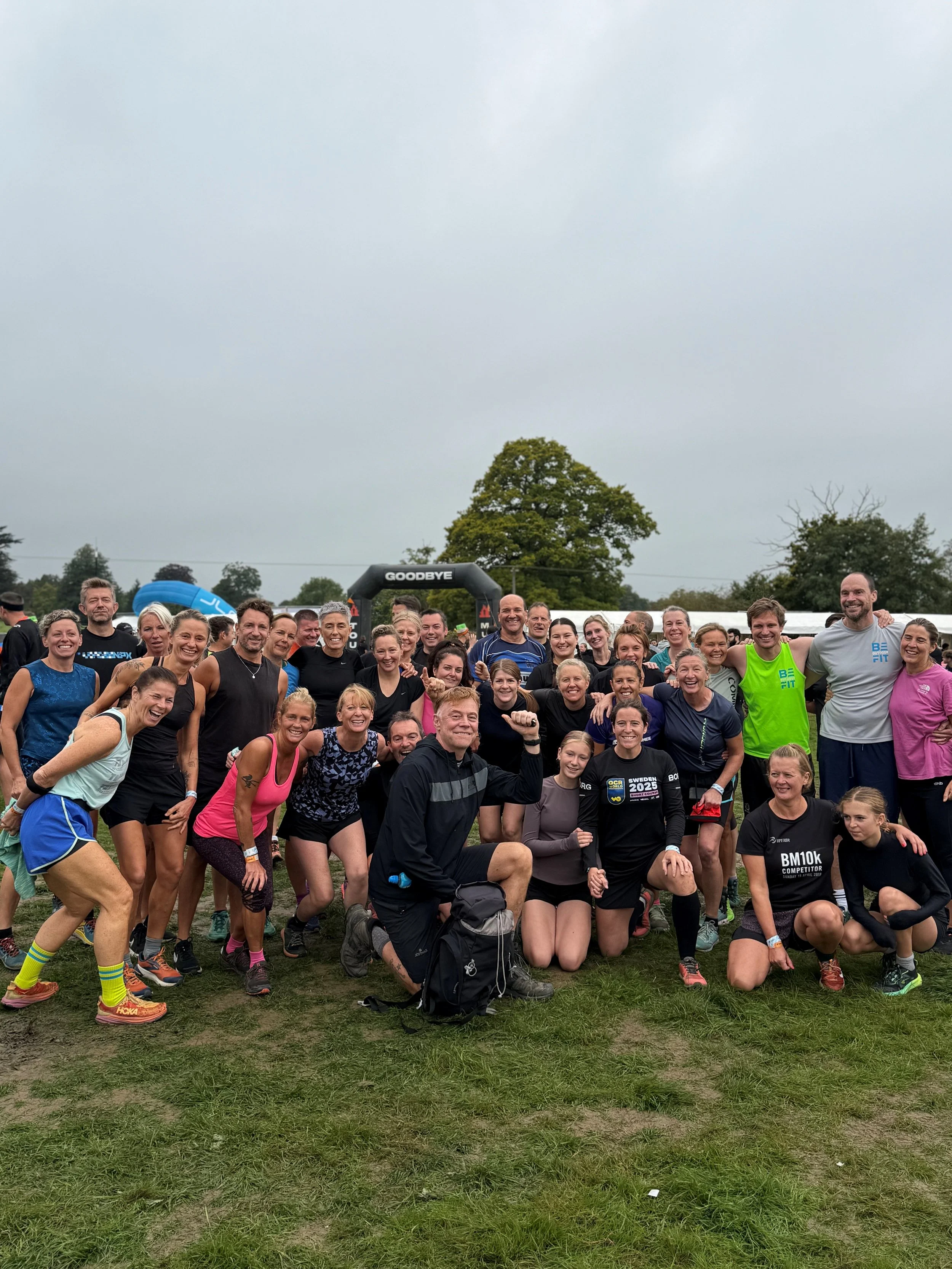Tough Mudder Beoutdoorfit team picture
