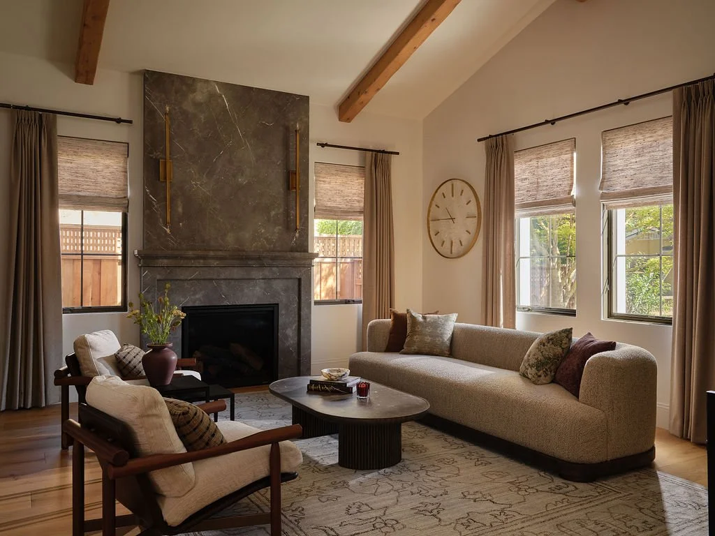 Holt Design House Mediterranean Revival living room