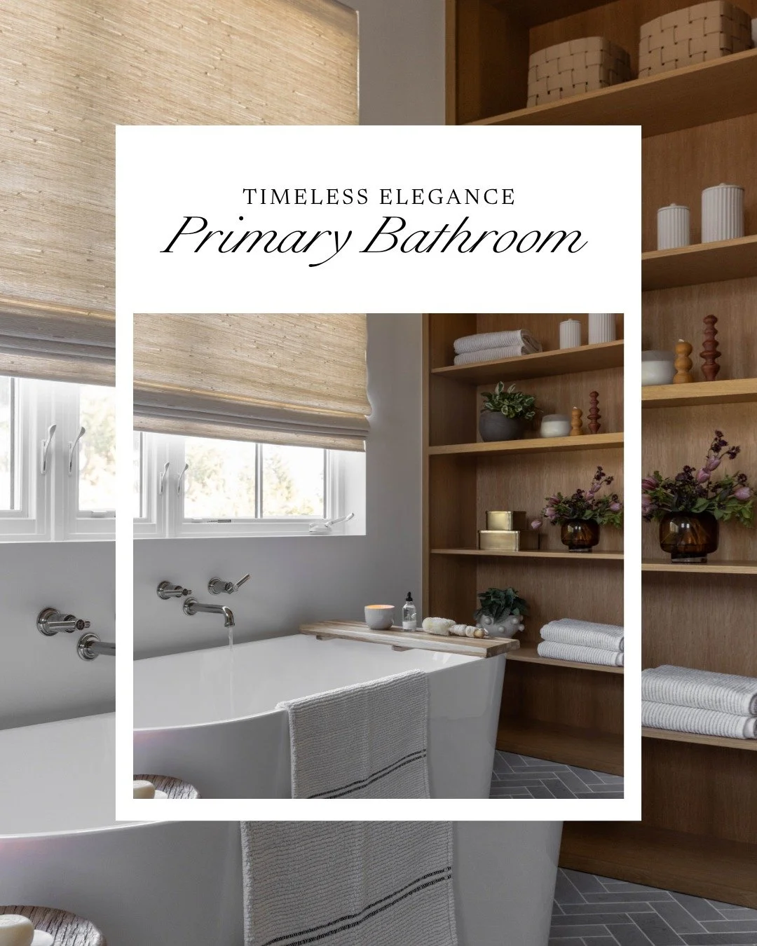A little tour through one of our favorite primary baths. 🛀

From the custom vanity to the open shelving and marble details, #TimelessElegance is full of moments worth a closer look.

Photography: @sencreativeco
Builder: Campi Development
Architect: 