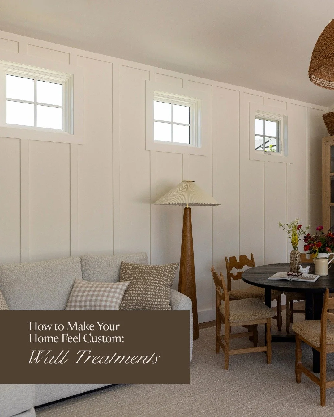 Let's talk wall treatments - one of my favorite ways to give a home more character.

Sometimes it&rsquo;s subtle paneling that gives a simple wall more dimension. Other times, it&rsquo;s taking millwork floor-to-ceiling or using it somewhere unexpect