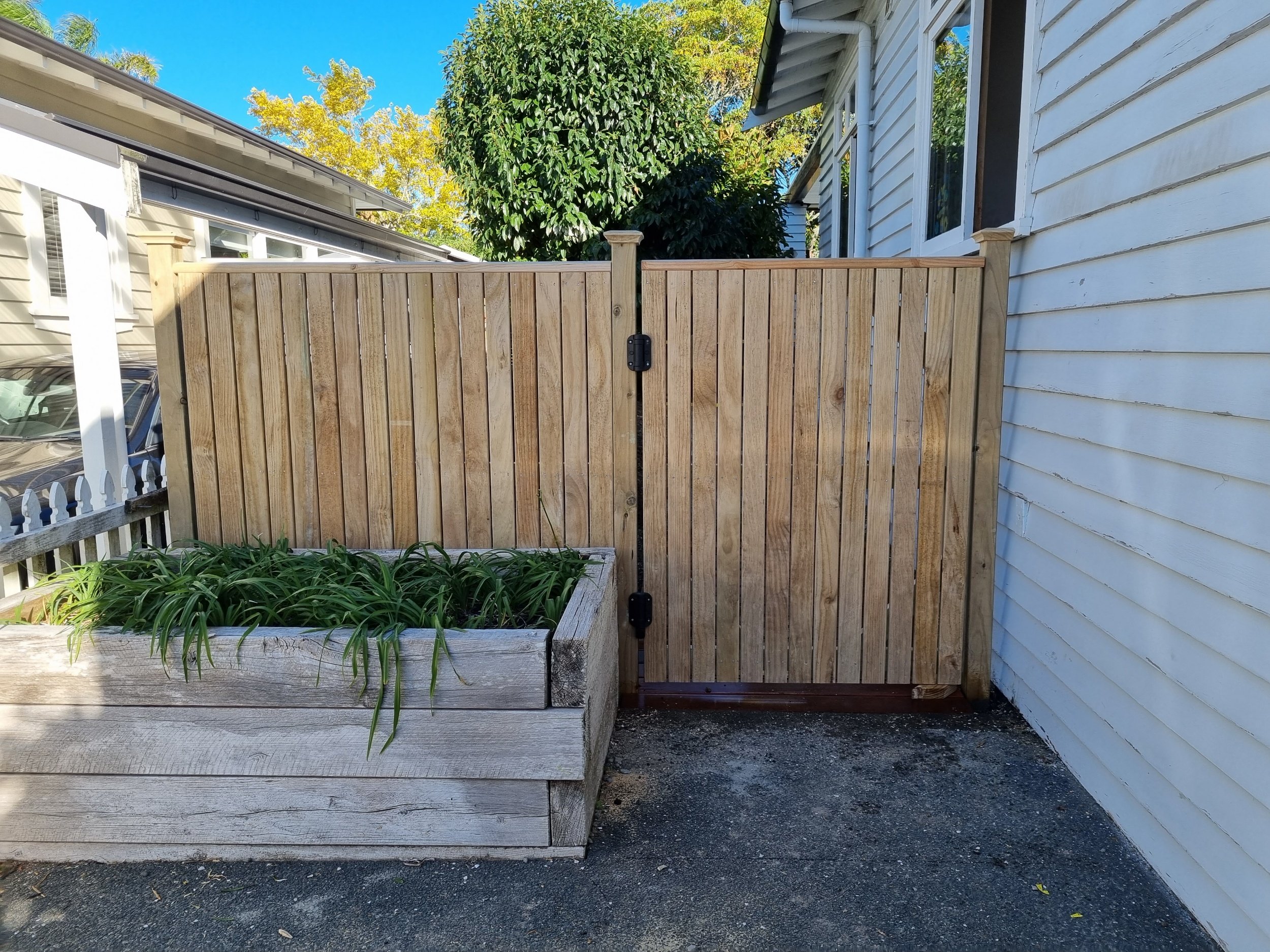 Vertical Paling with gate
