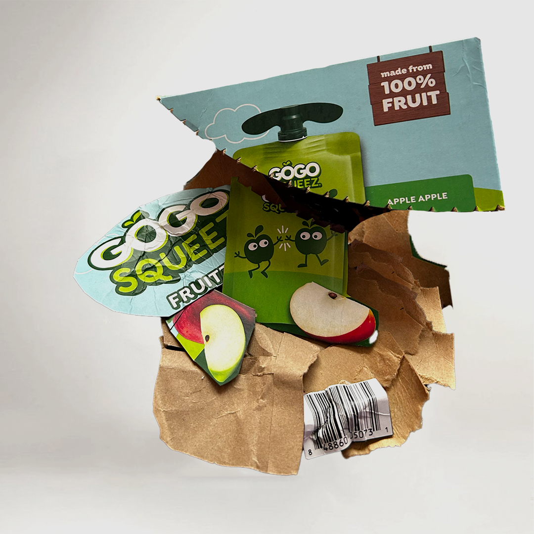 Gogo Squeeze packaging layout