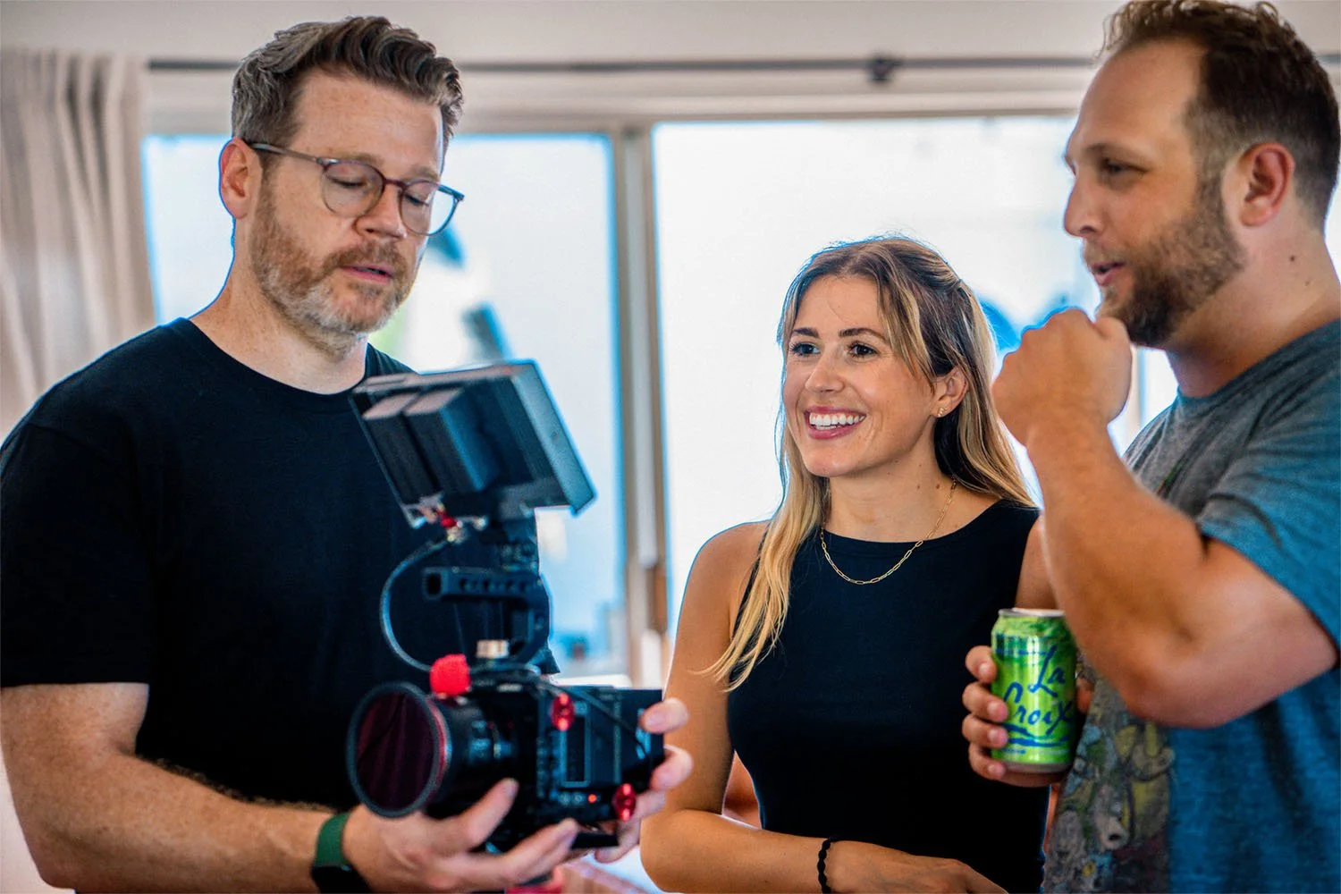 Stephen Alberts Filming with Clients