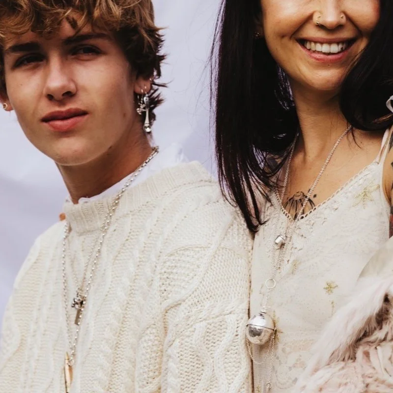 Sterling silver necklaces, handmade in Bath