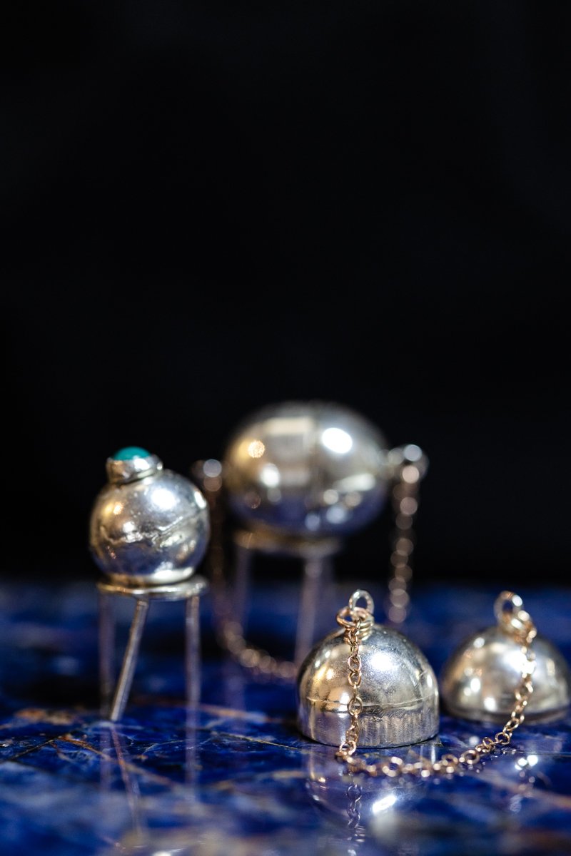 Egglets with Leglets - Silver Ornament
