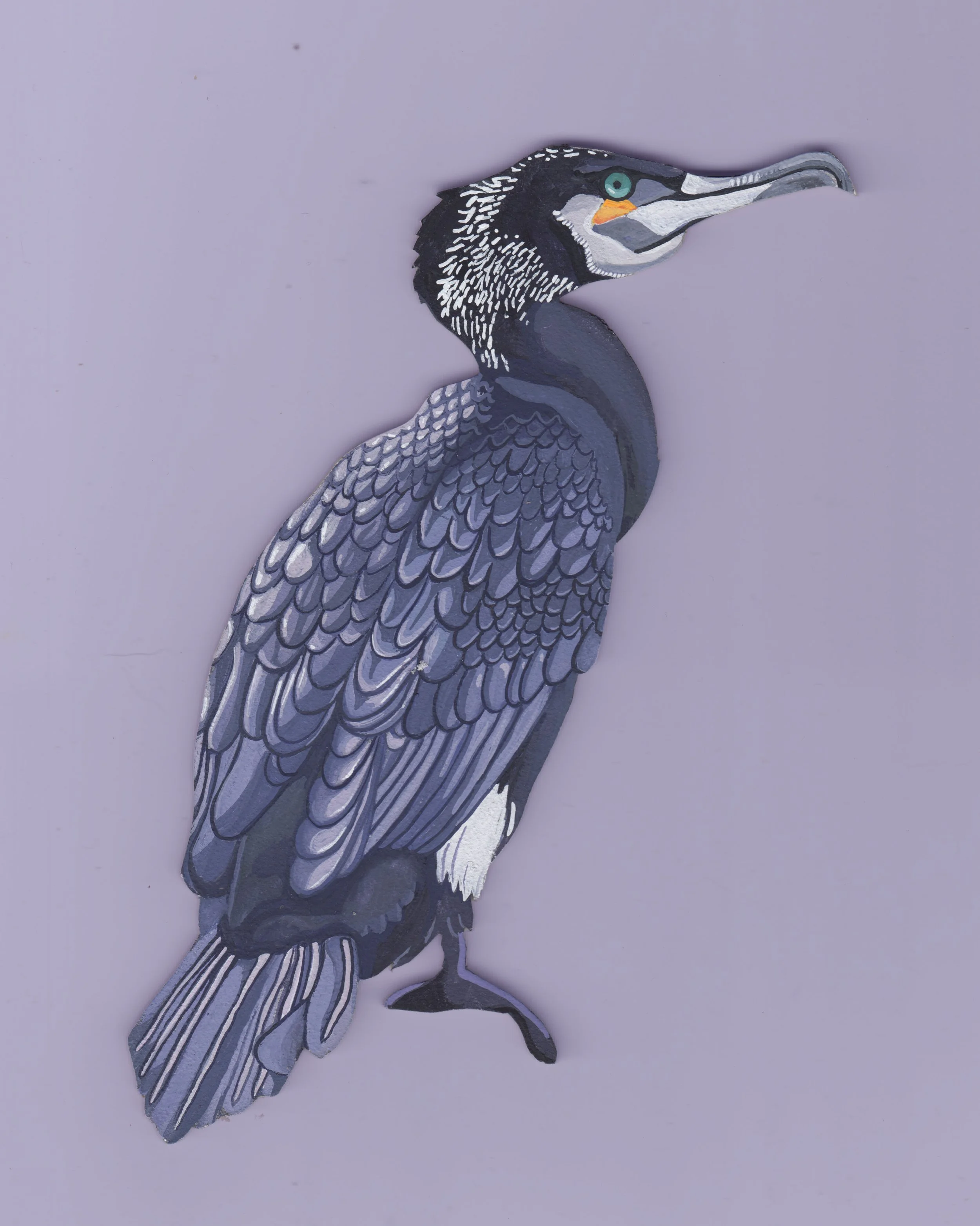 gouache on panel, 2025