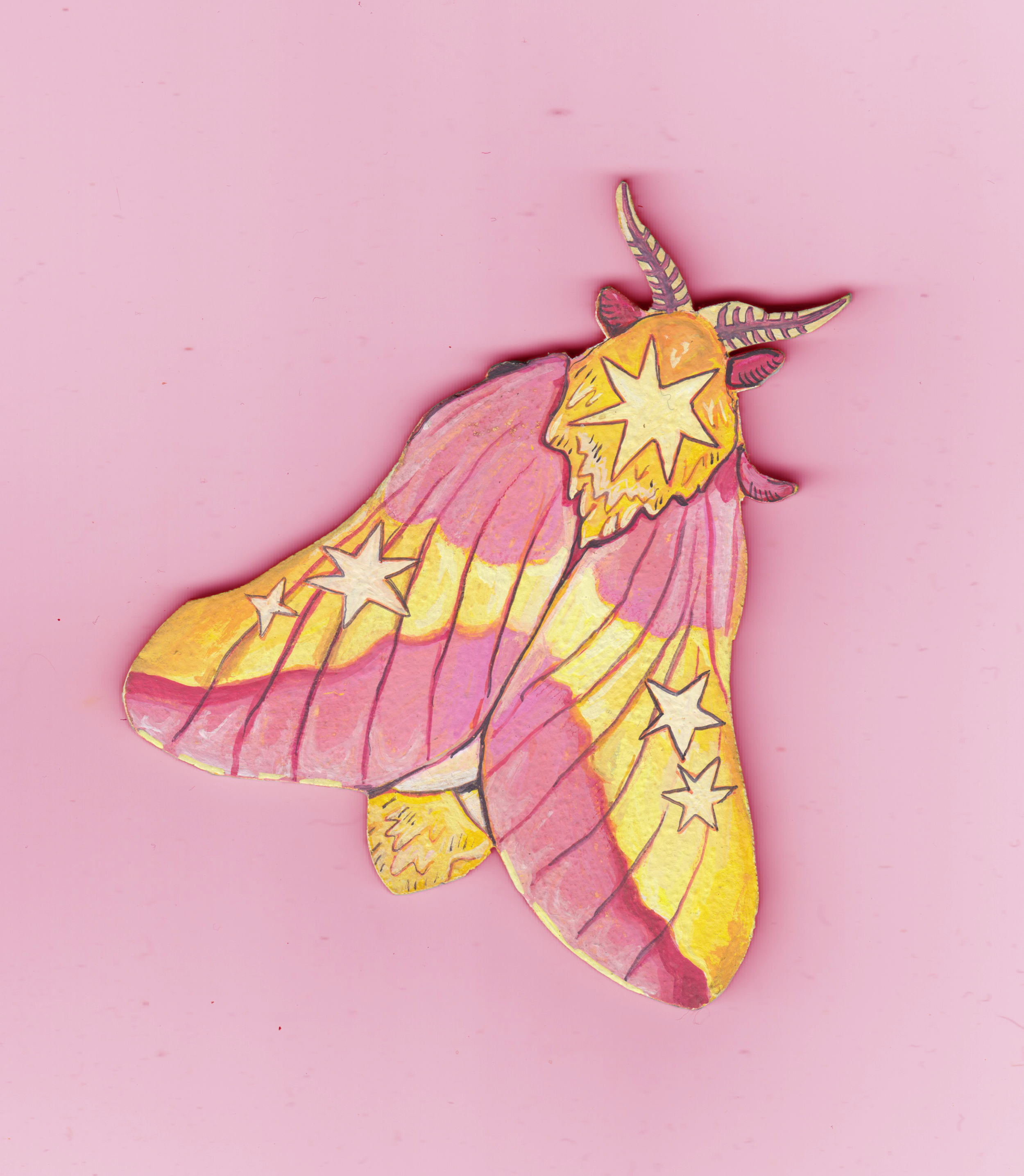 gouache on panel, 2024