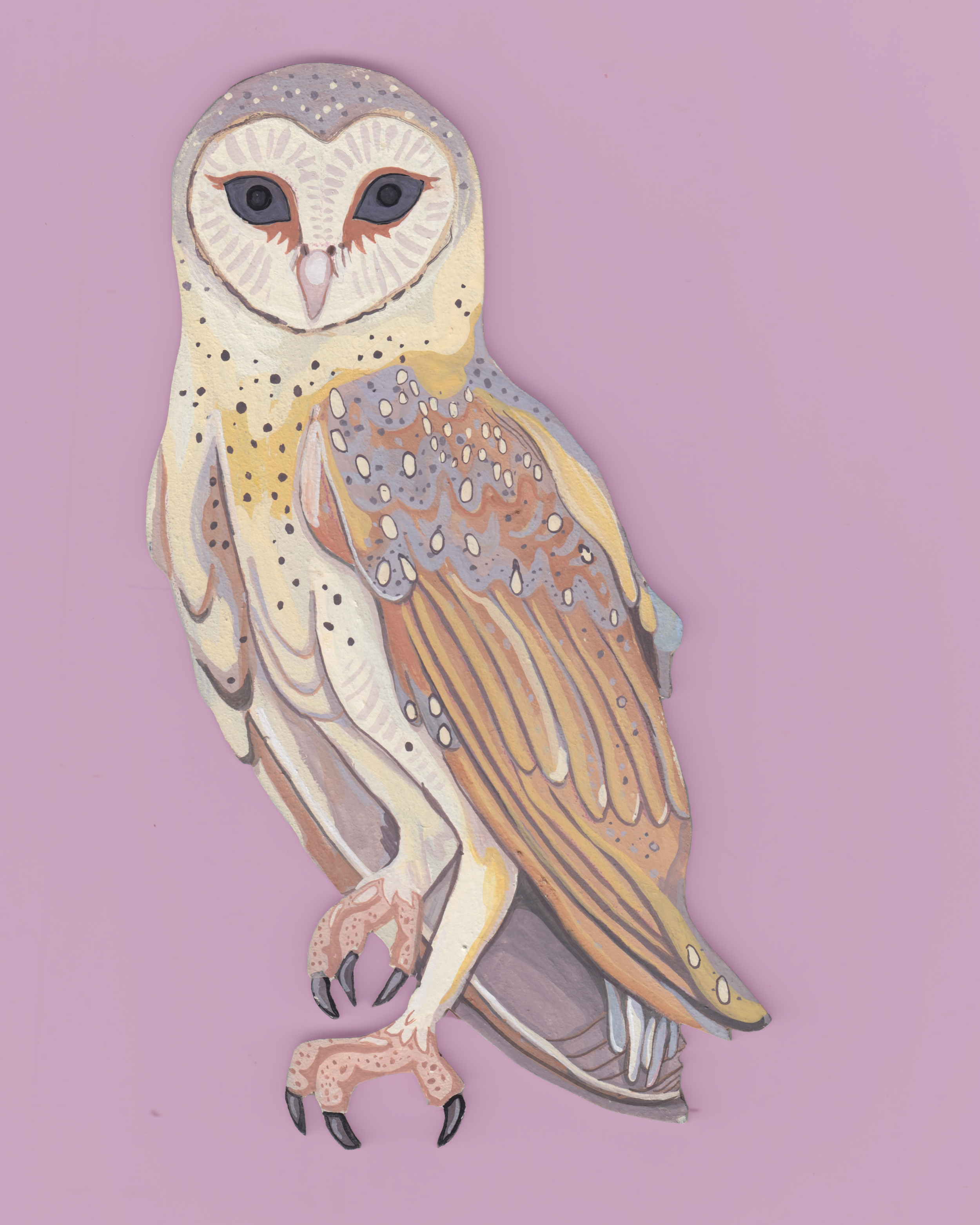 gouache on panel, 2025