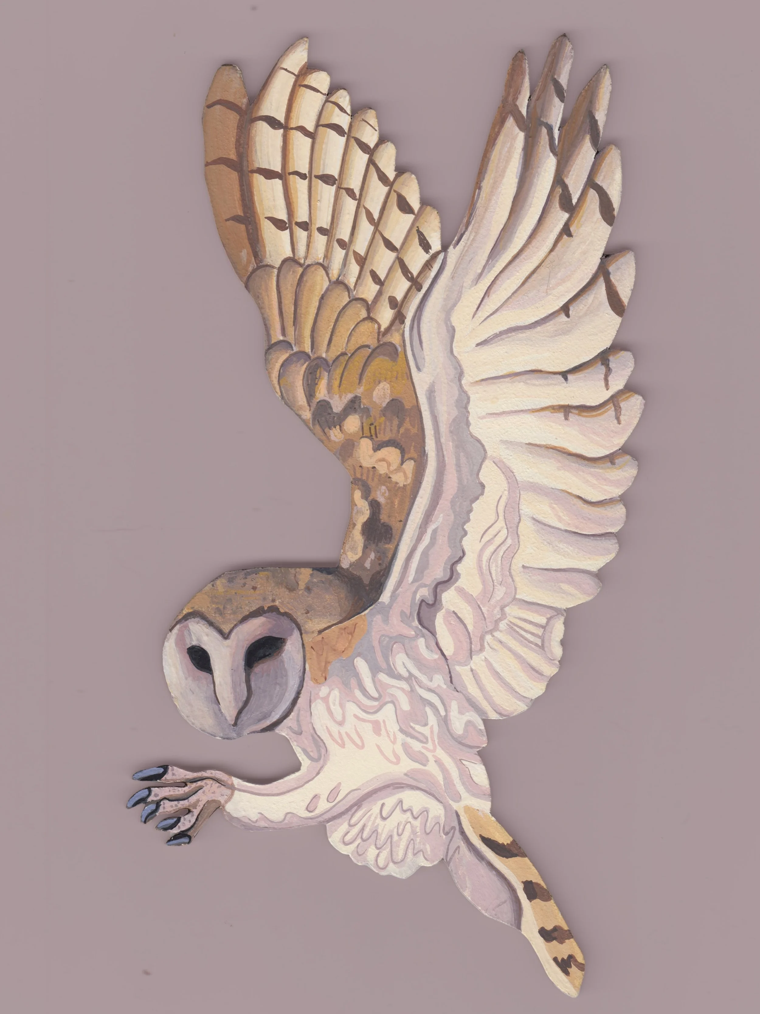 gouache on panel, 2025