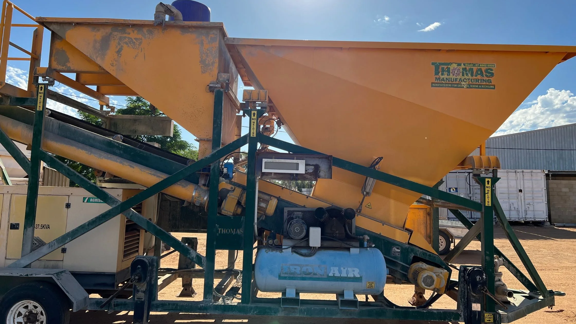 mobile batching plant — pw concrete & gravel 
