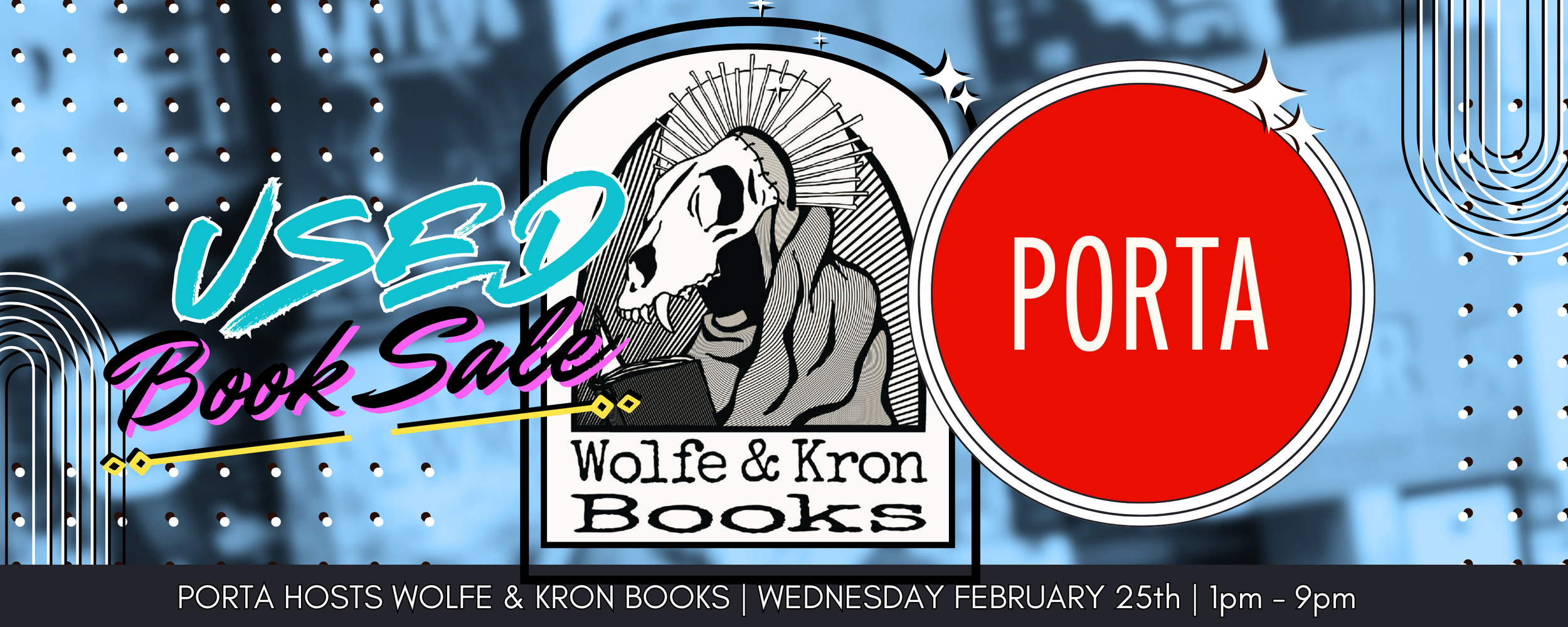 2/25 Used Book Sale at Porta, Asbury Park