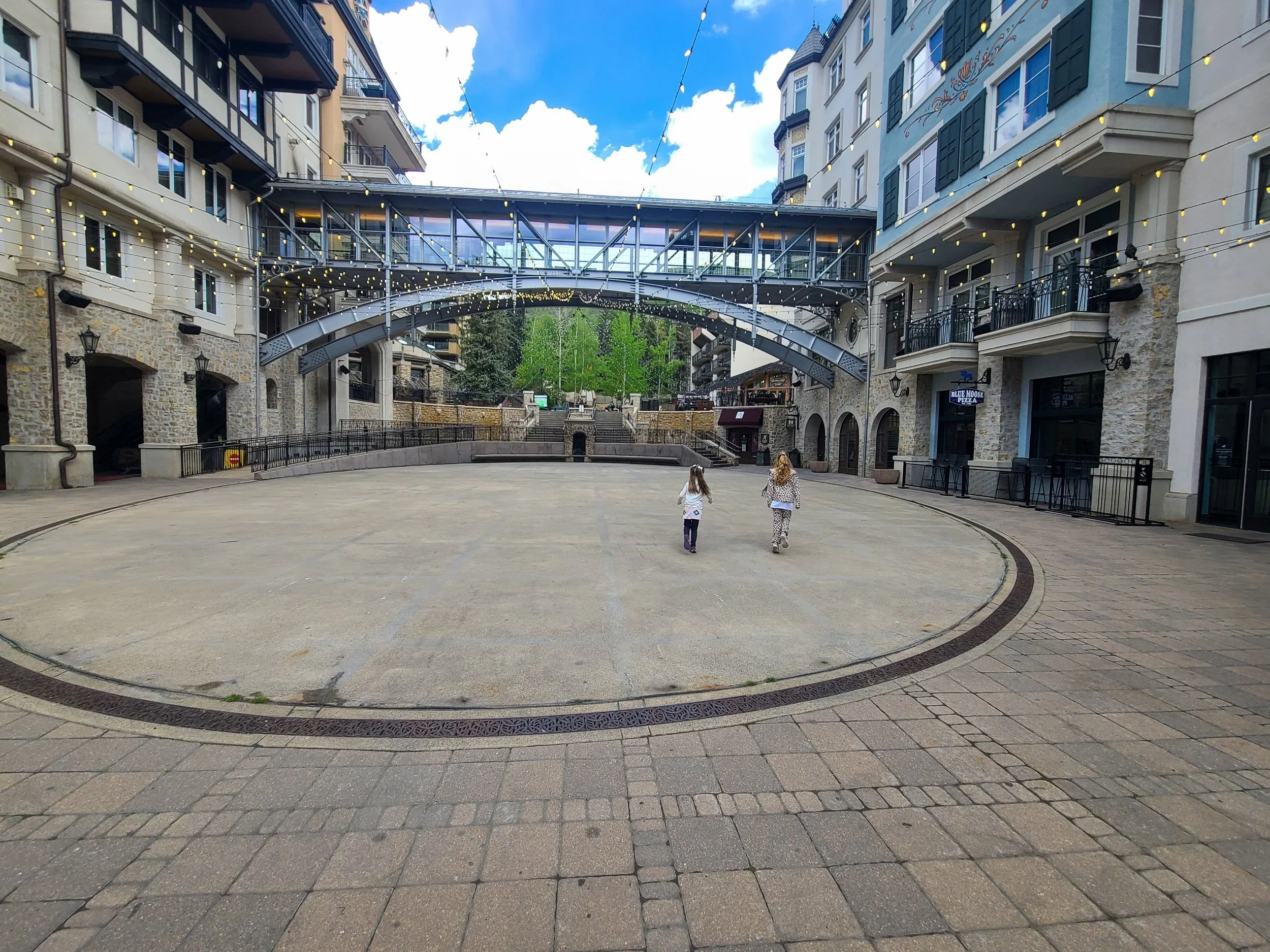 Lionshead Plaza Ice Rink Vail Colorado