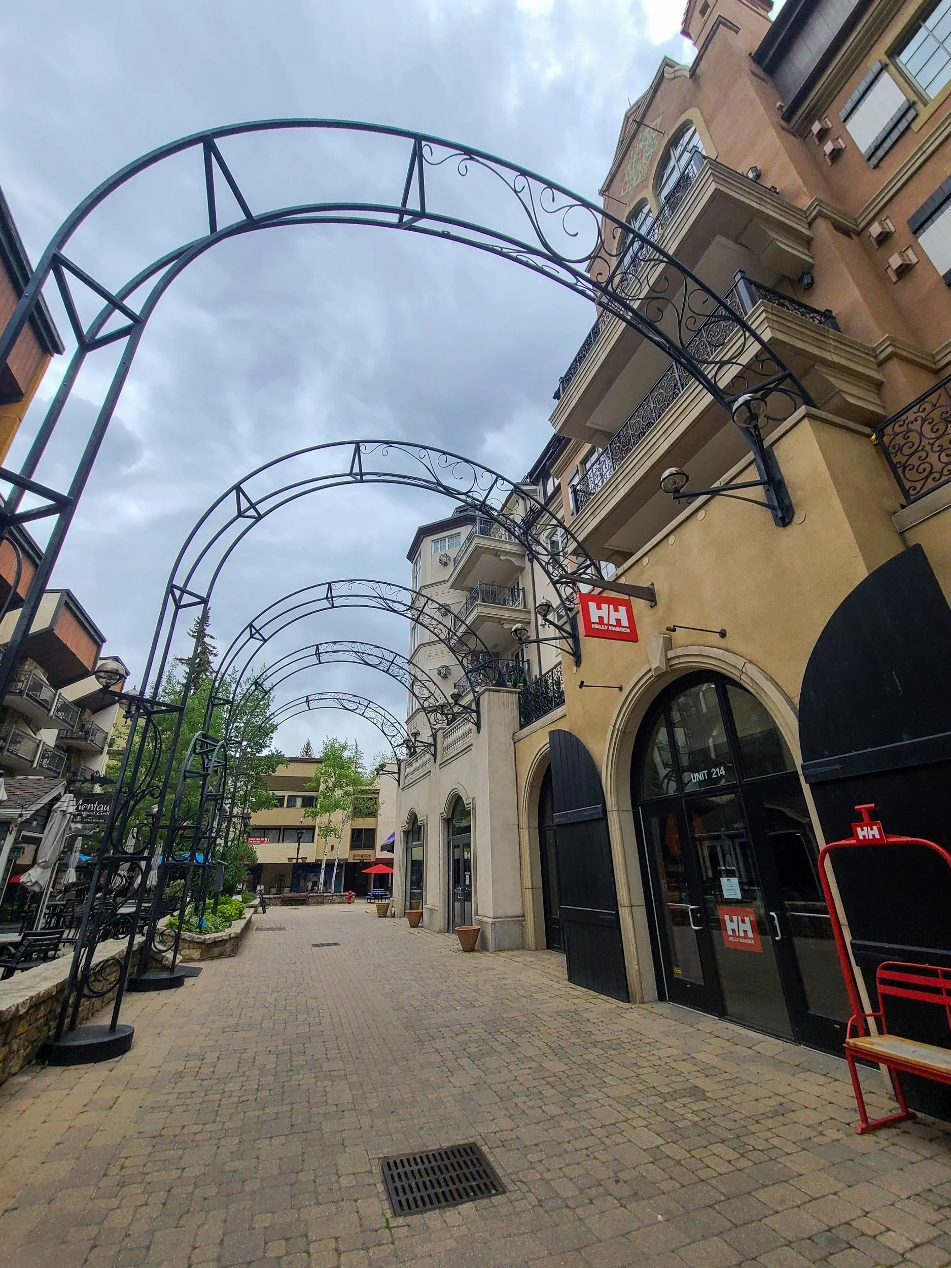 Walkway in Lionshead Village Vail Colorado