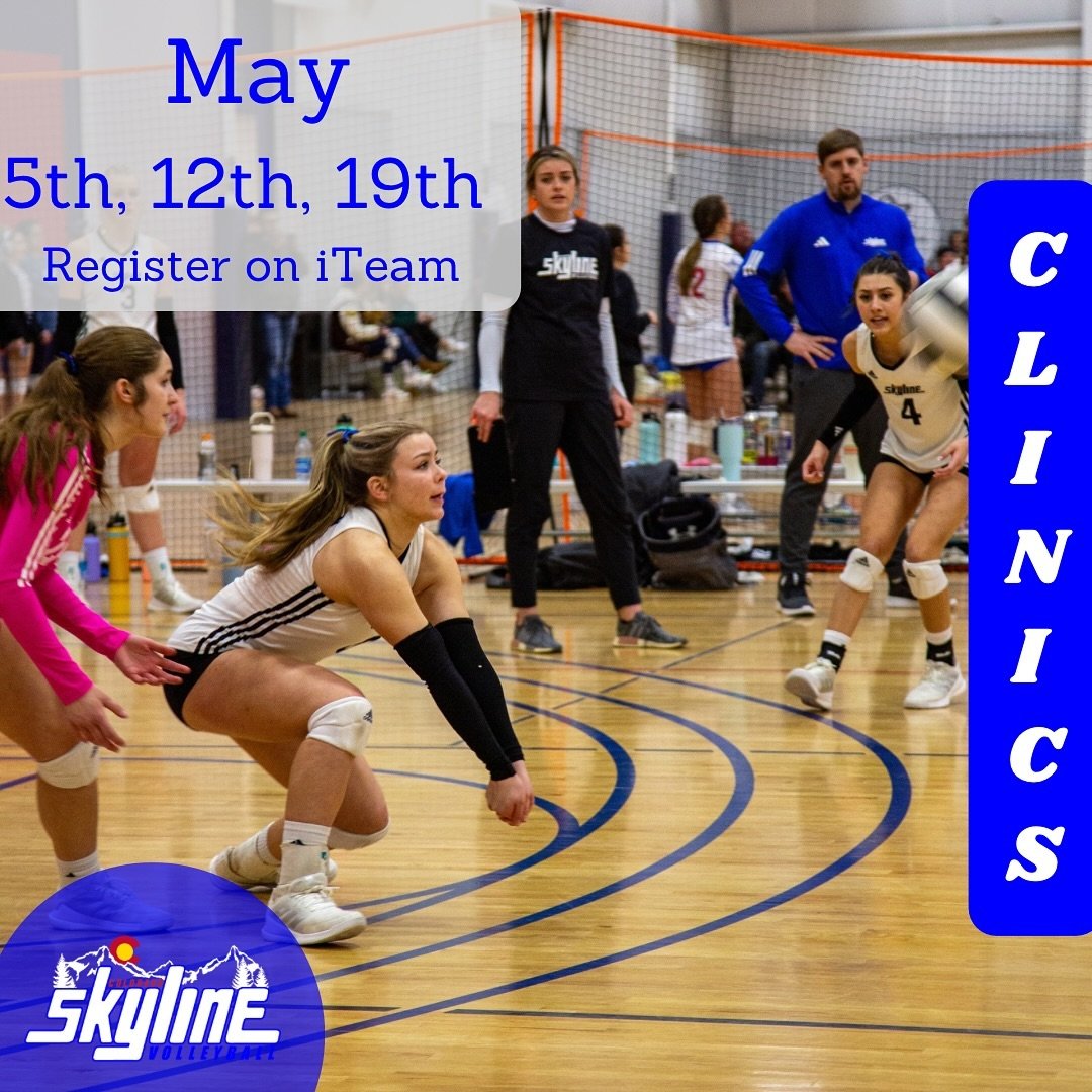 Registration for May clinics is now open on iTeam (link in bio)!!

These clinics are a combination of skills training and play. All of our summer trainings are open to players from all clubs. We look forward to seeing you soon!!

If you have any ques