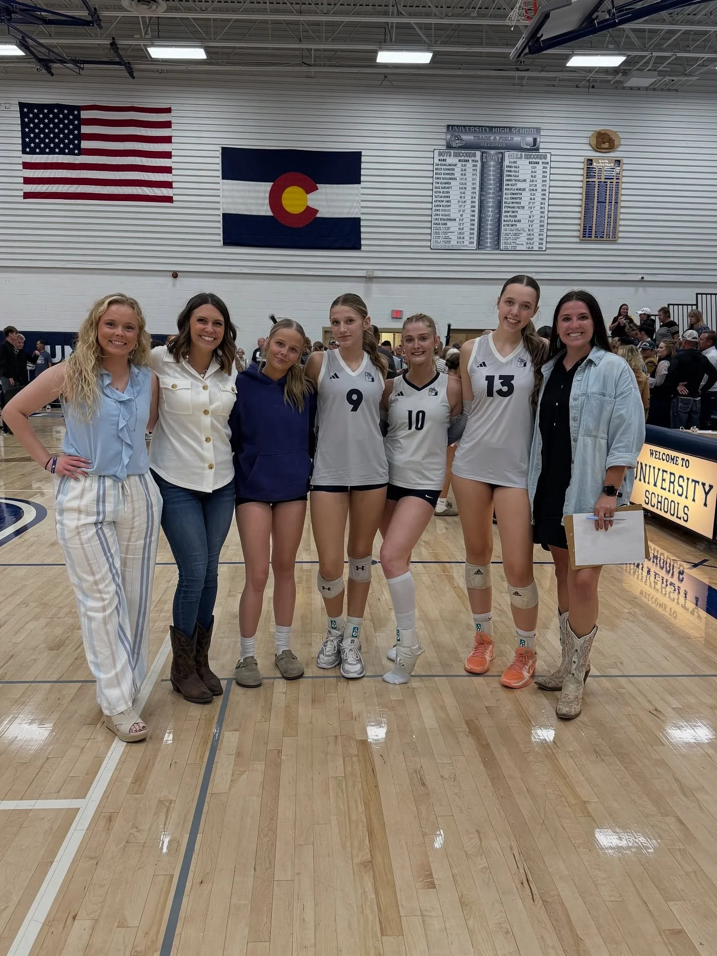 Always great when our athletes get to play against each other in high school but, last night in the Univesity vs Platte Valley match our coaches got to coach against each other too!

Carigen Lucero - 16 Royal
Elle Walker - 16 Royal
Clara Ochsner - 16