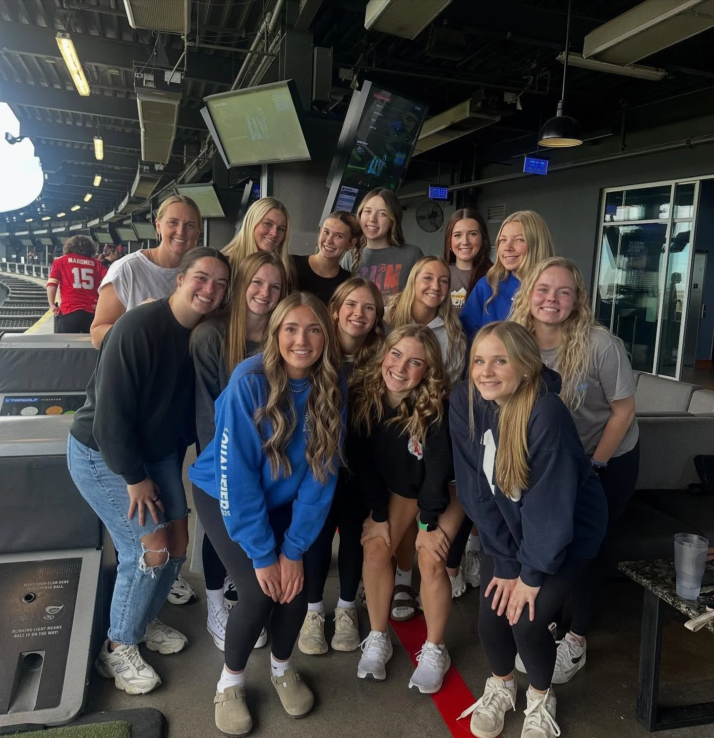 17 Royal crushing it at @topgolf ⛳️ We can't wait for the season to begin in a few weeks! Go Skyline💙🖤