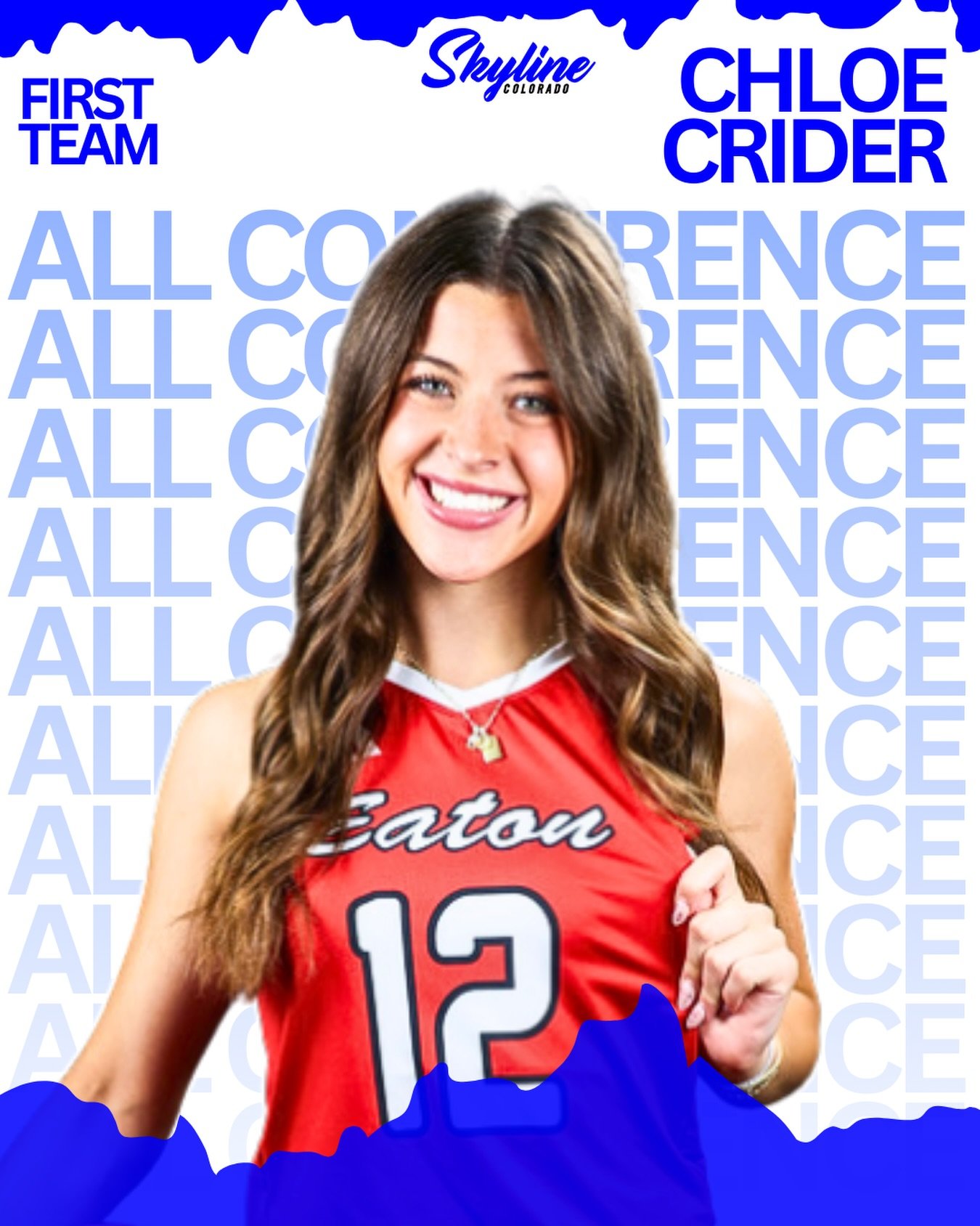CONGRATS to 18 Royal athlete Chloe Crider for being named First Team All Conference!!