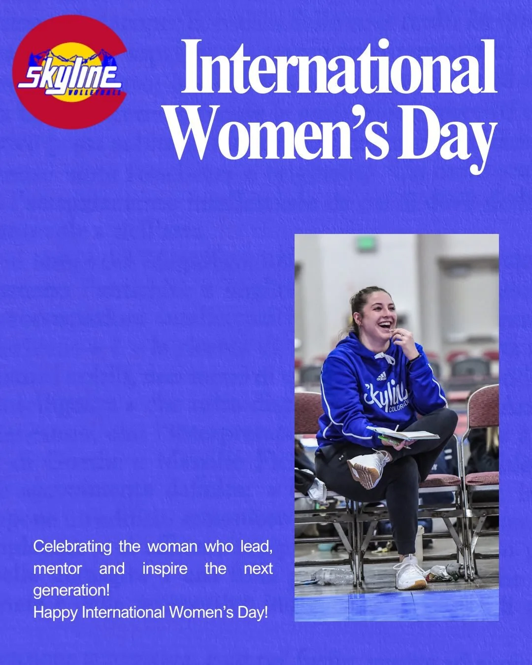 Empowered women empower athletes 💙 Happy International Women&rsquo;s Day!