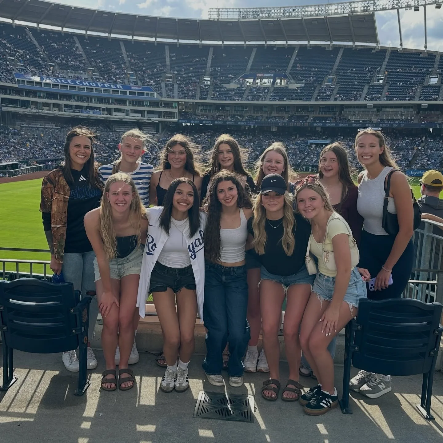 15 Royal checking out the Royals at Show Me Qualifier!