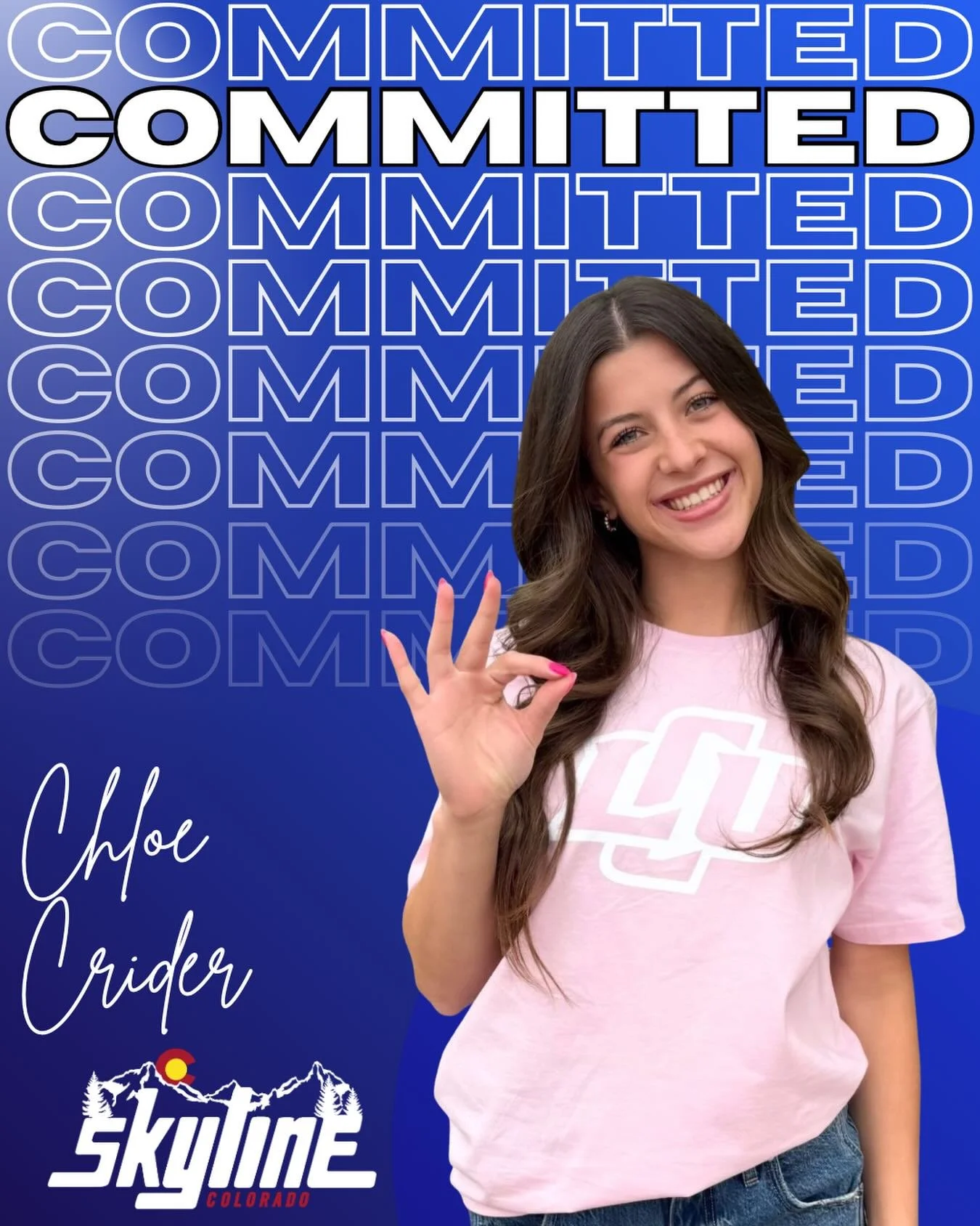 Congratulations to 18 Royal athlete Chloe Crider on her commitment to Lubbock Christian University! Go Chaps💙❤️